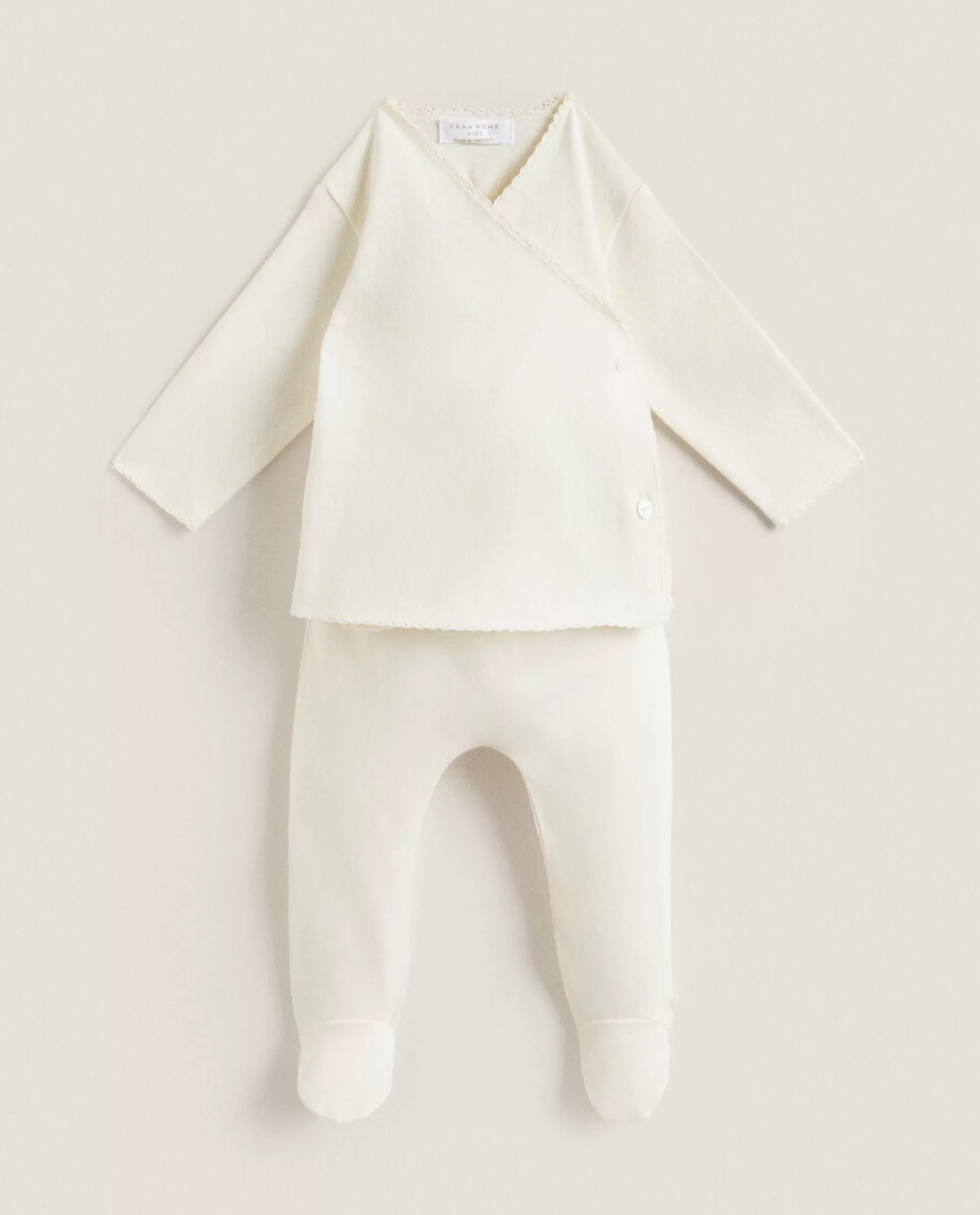 ZARA Home Set With Trim Cream Store