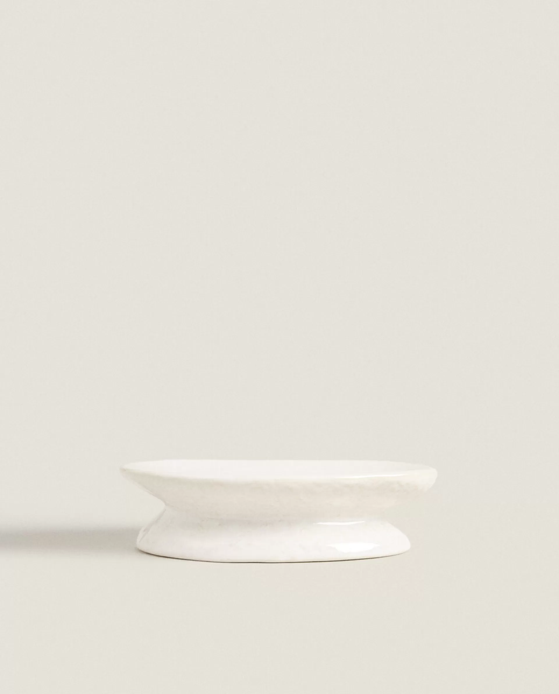 ZARA Home Shiny Ceramic Soap Dish Yellow Best Sale