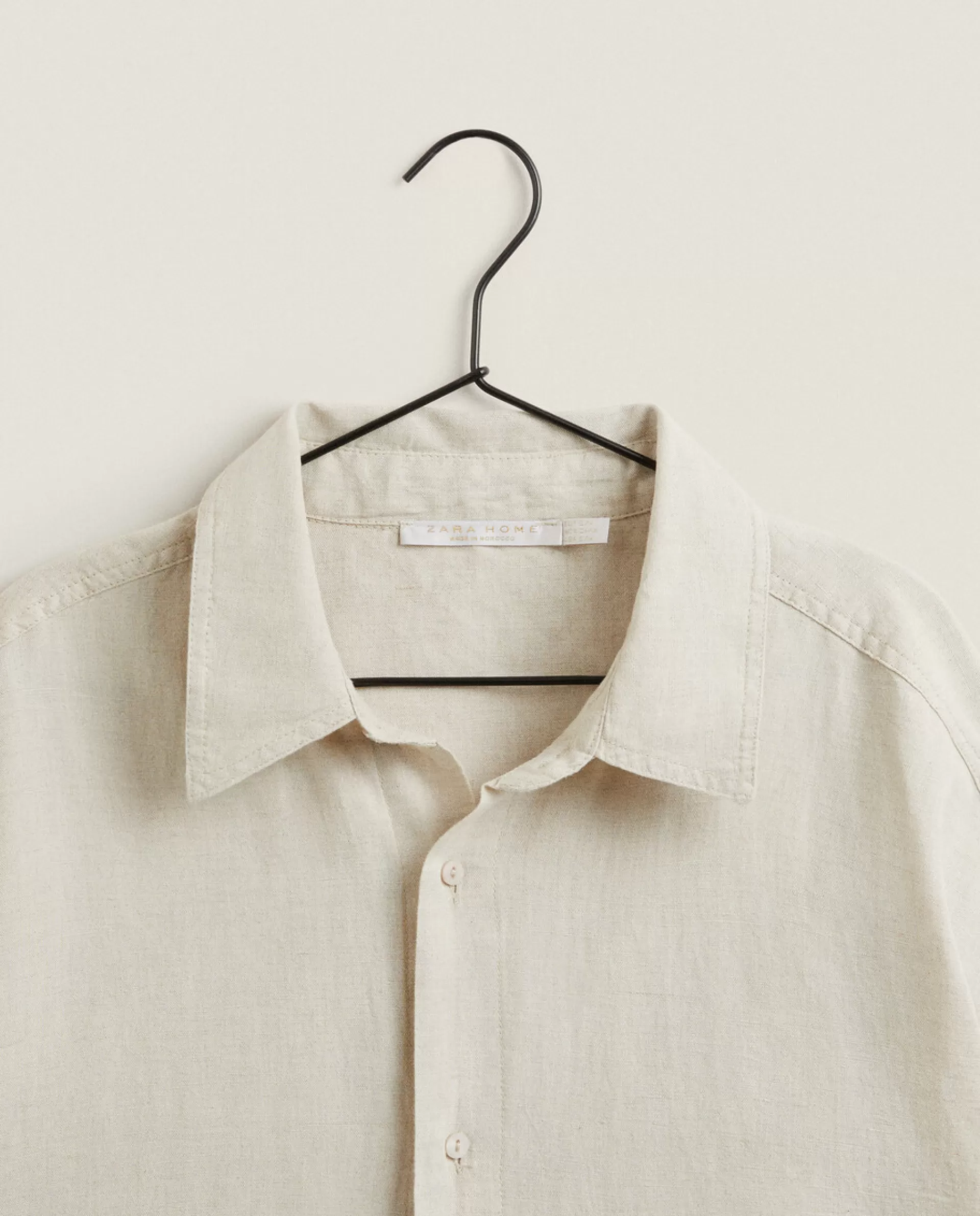 ZARA Home Shirt Dress Natural Colour Sale