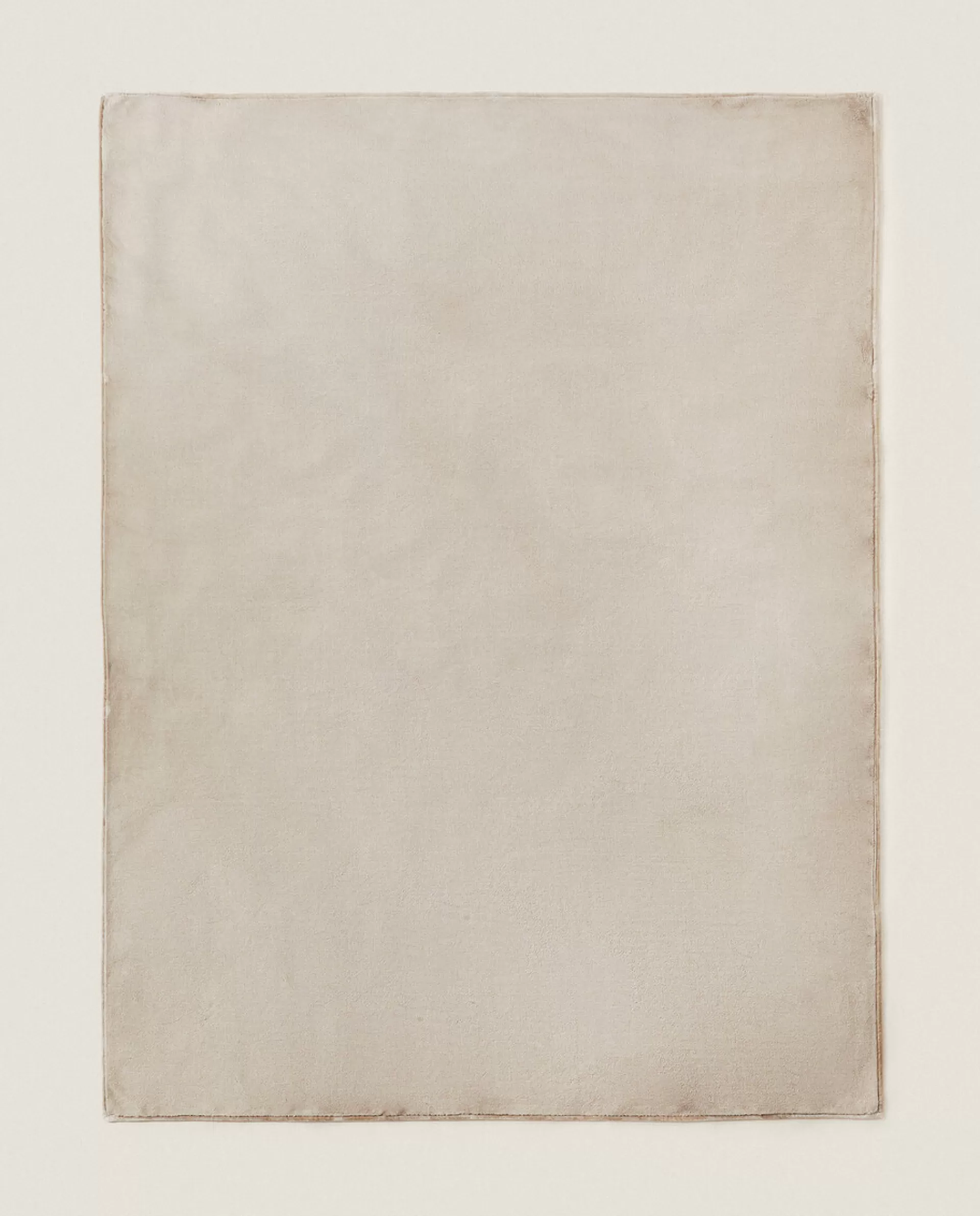 ZARA Home Short Faux Fur Blanket Grey Online