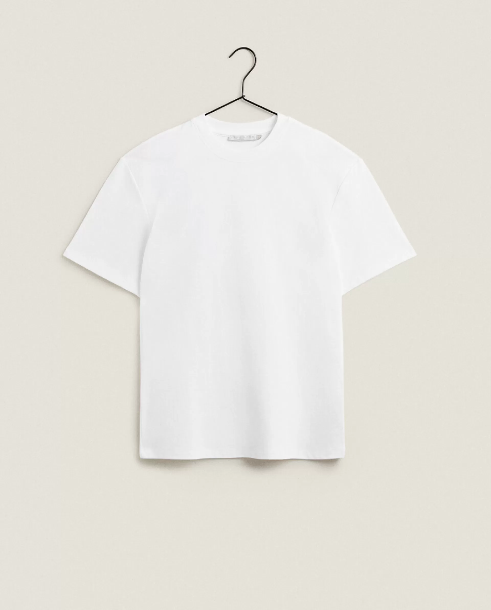 ZARA Home Short Sleeve T-Shirt White Cheap