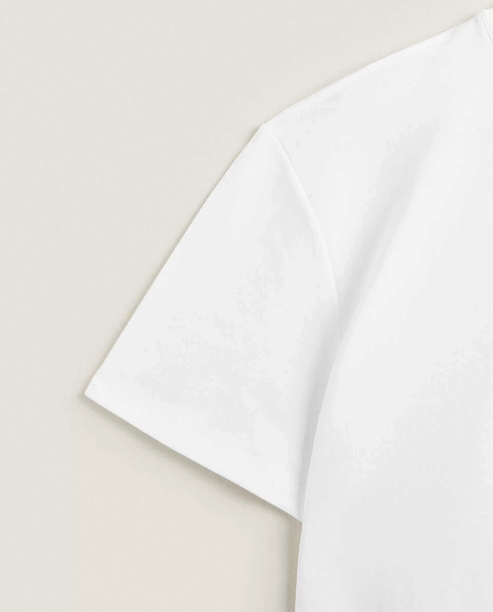 ZARA Home Short Sleeve T-Shirt White Cheap