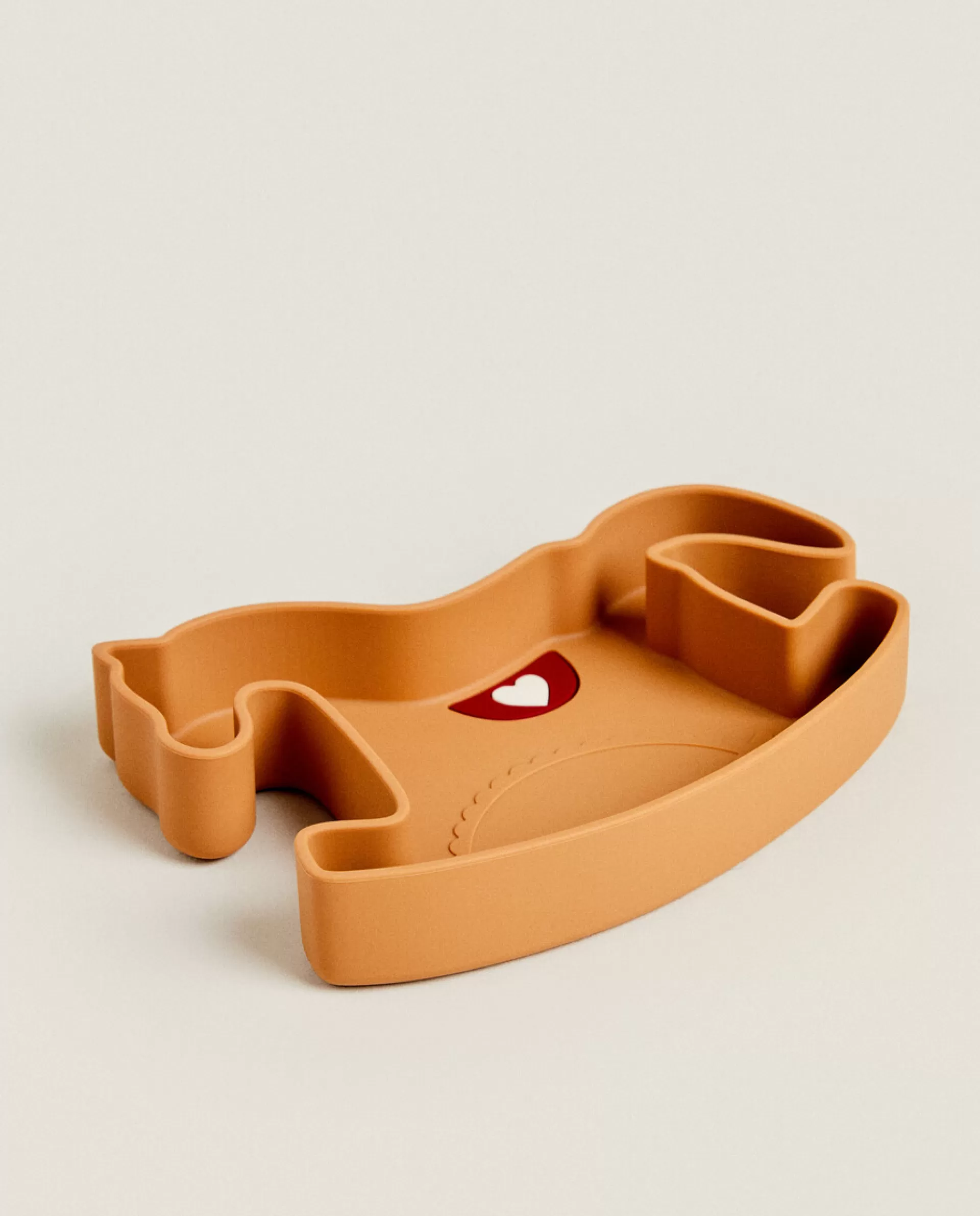 ZARA Home Silicone Christmas Horse Seesaw Plate Yellow Best Sale