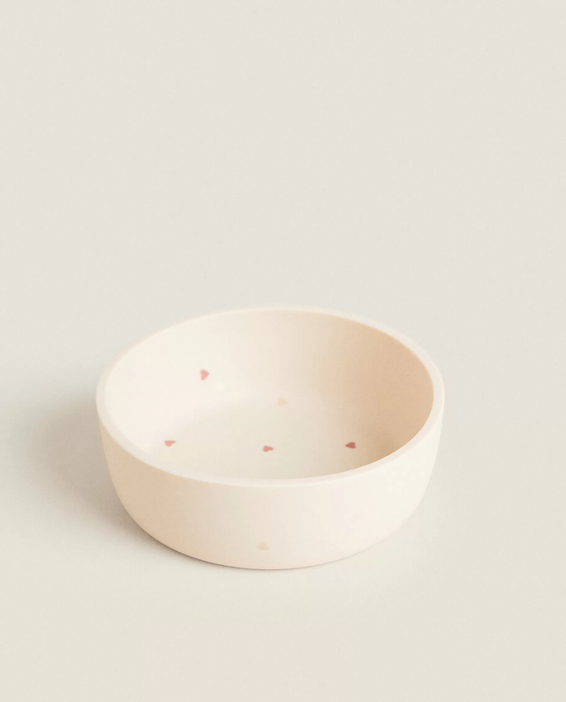 ZARA Home Silicone Heart Bowl Pink Hot