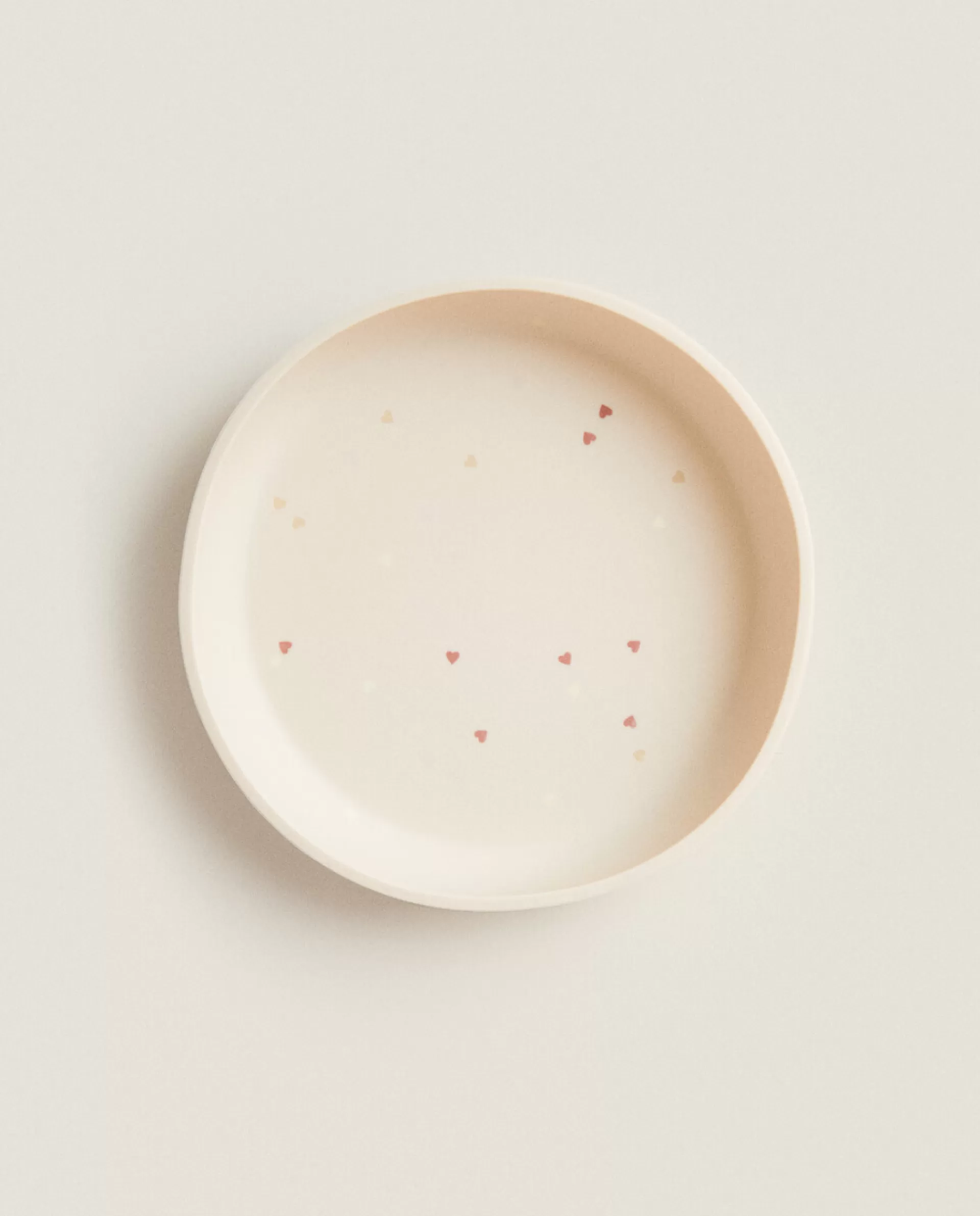 ZARA Home Silicone Heart Plate Pink Shop