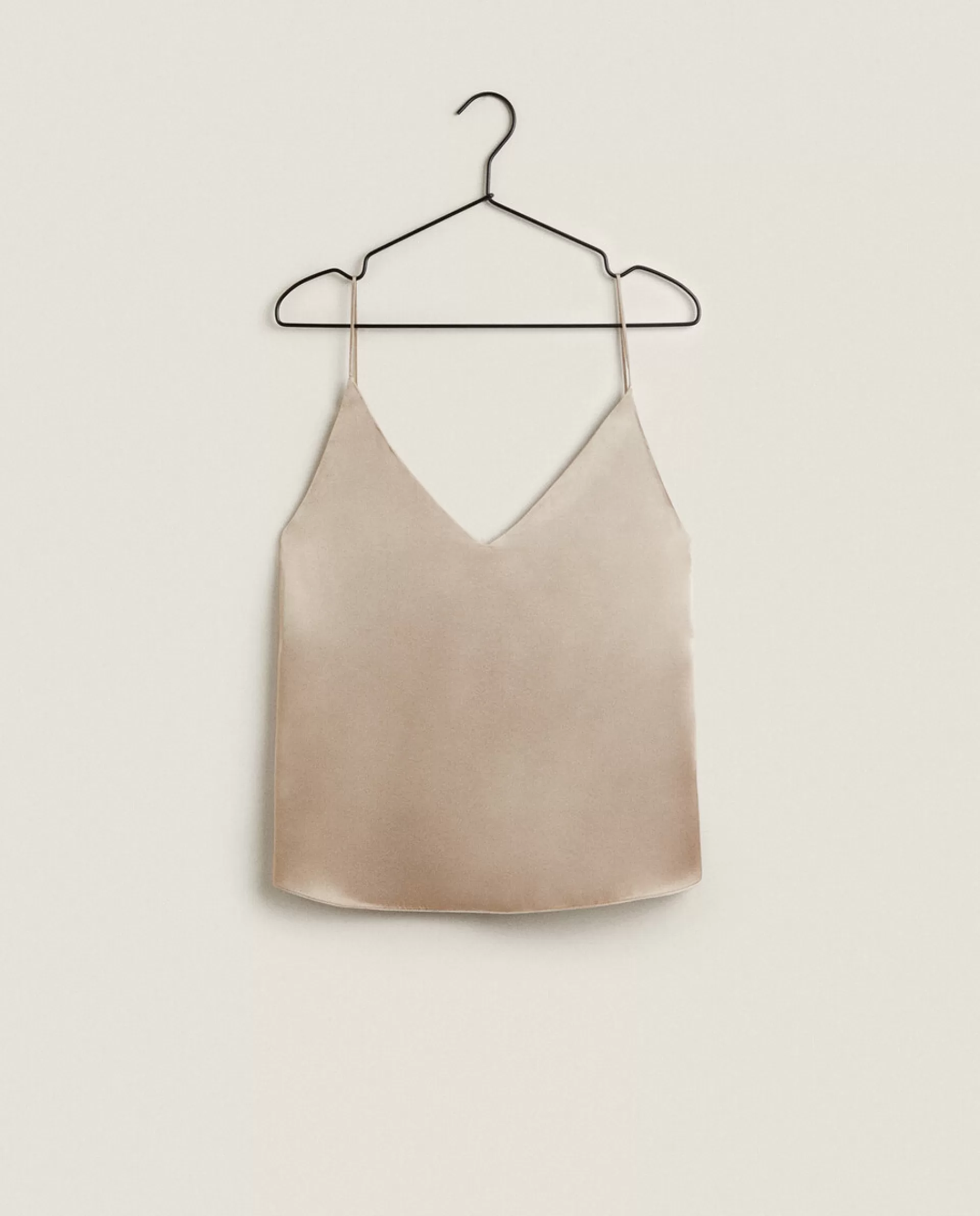 ZARA Home Silk Top Taupe Best