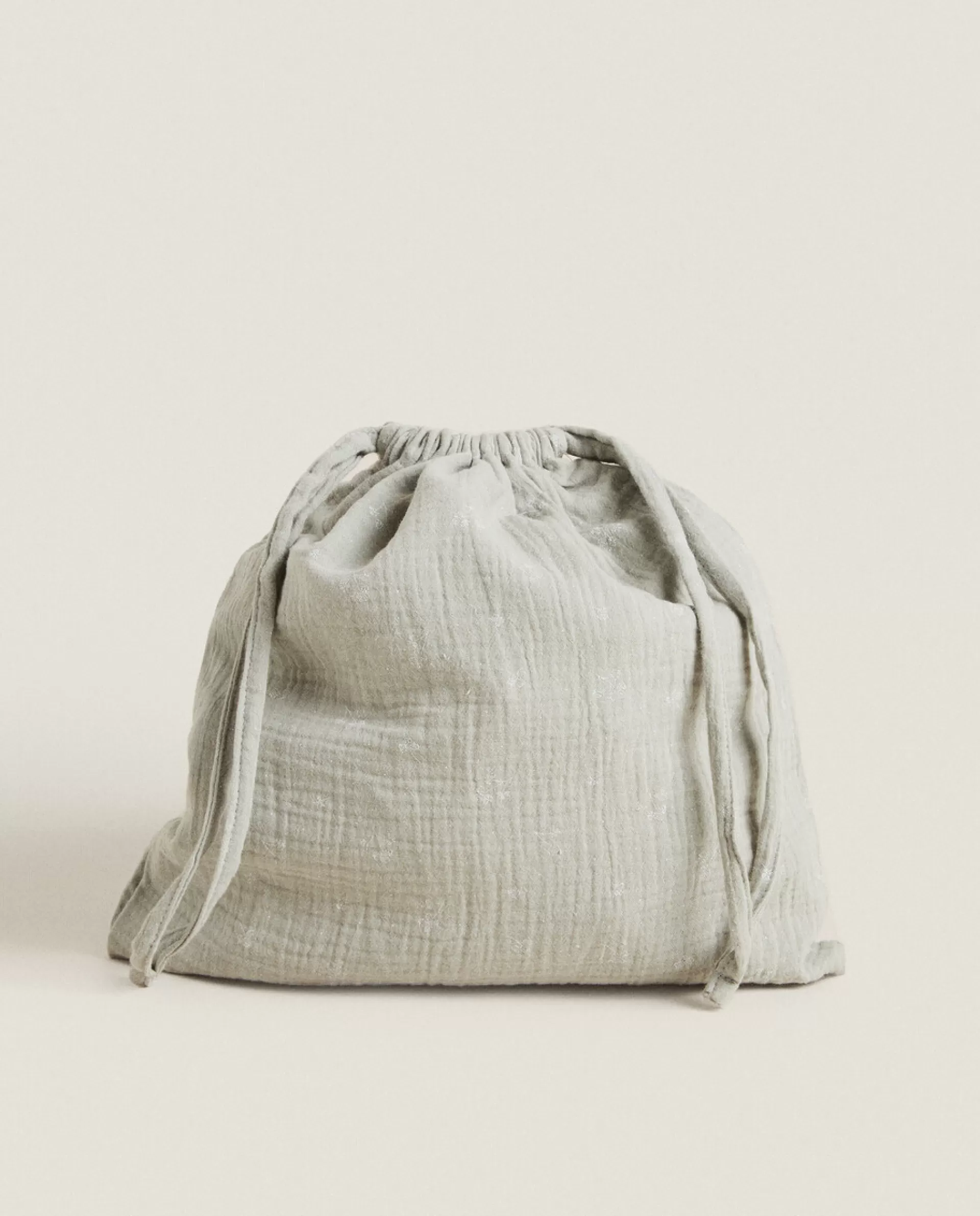 ZARA Home Small Clover Laundry Bag Grey Store