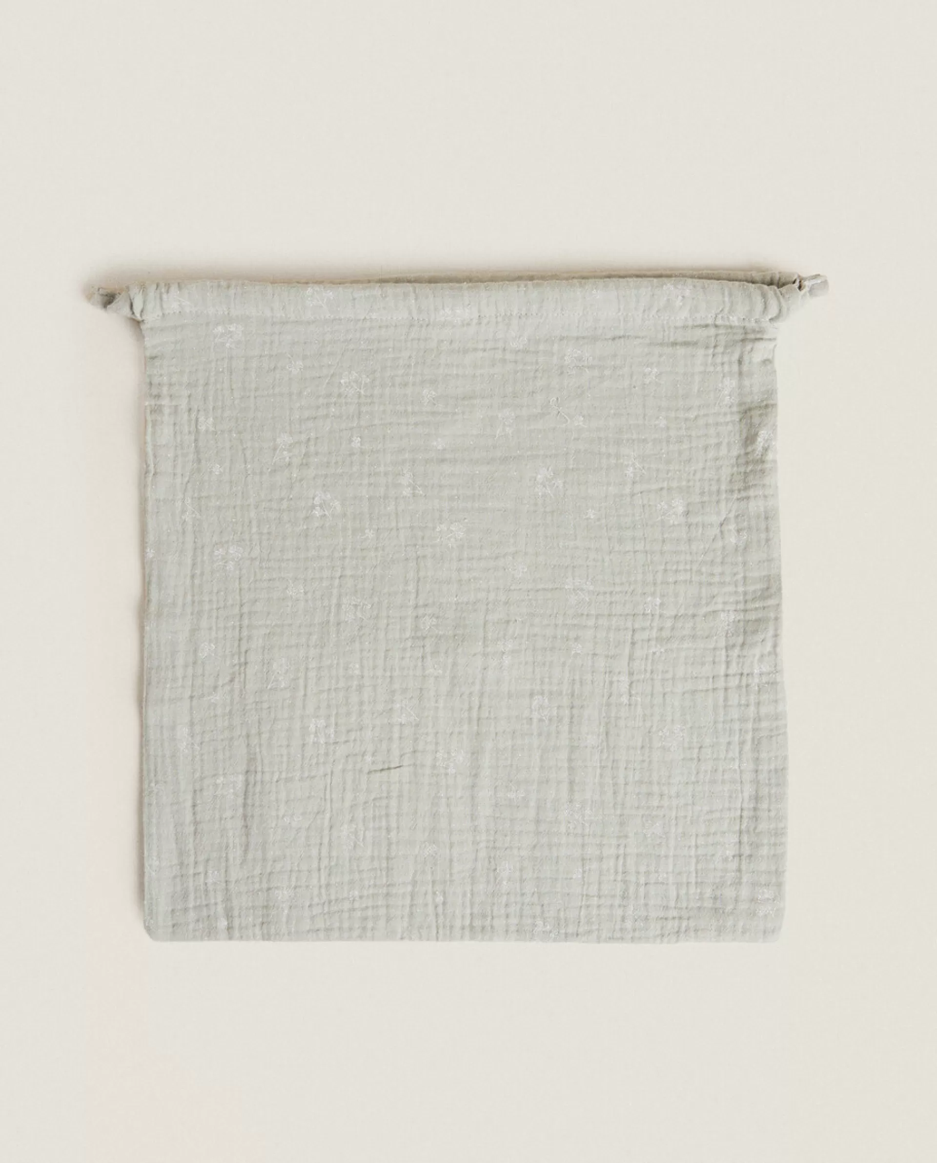 ZARA Home Small Clover Laundry Bag Grey Store