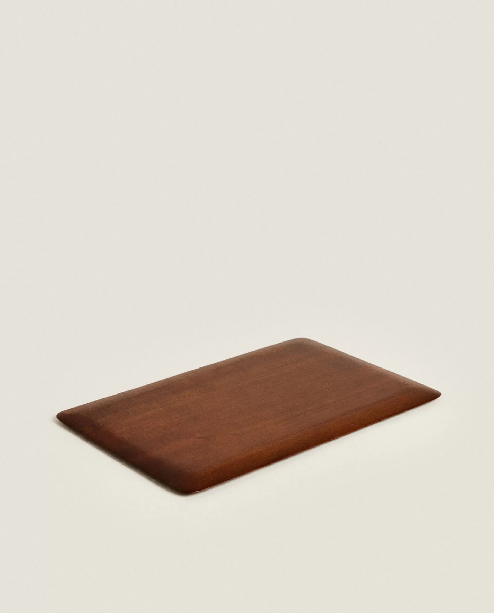 ZARA Home Small Flat Wood Tray Natural Colour Cheap