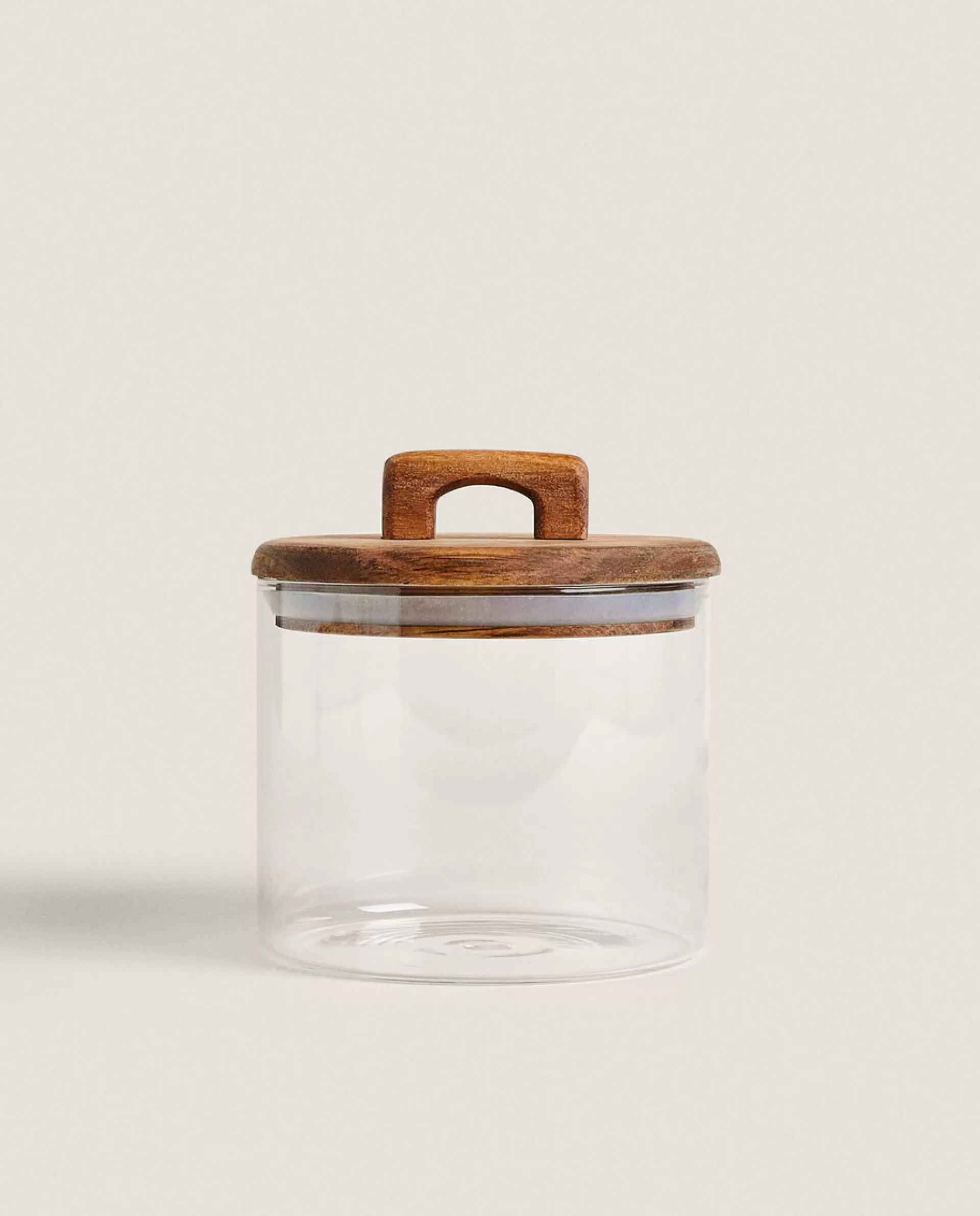 ZARA Home Small Wide Jar Natural Colour Discount