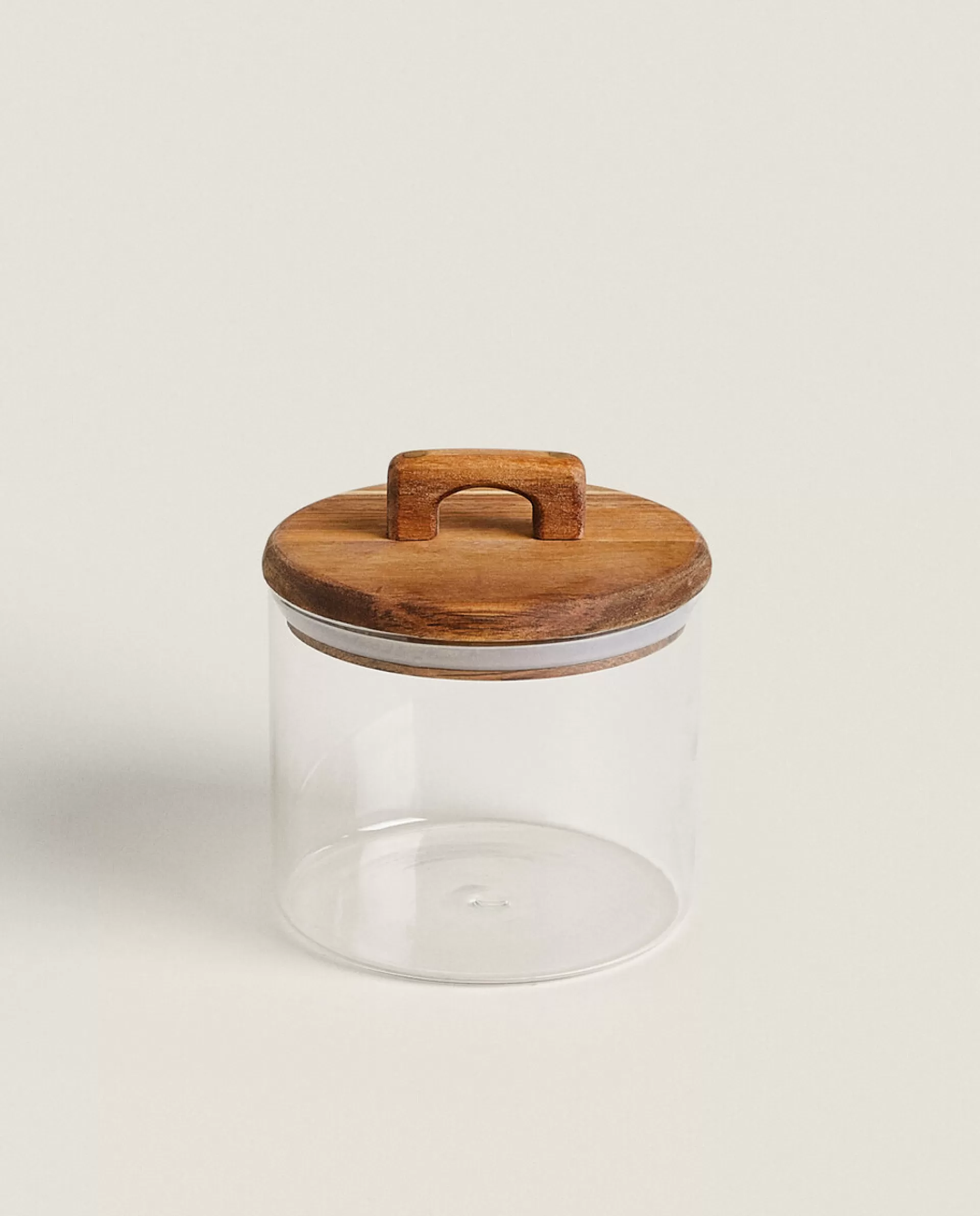 ZARA Home Small Wide Jar Natural Colour Discount