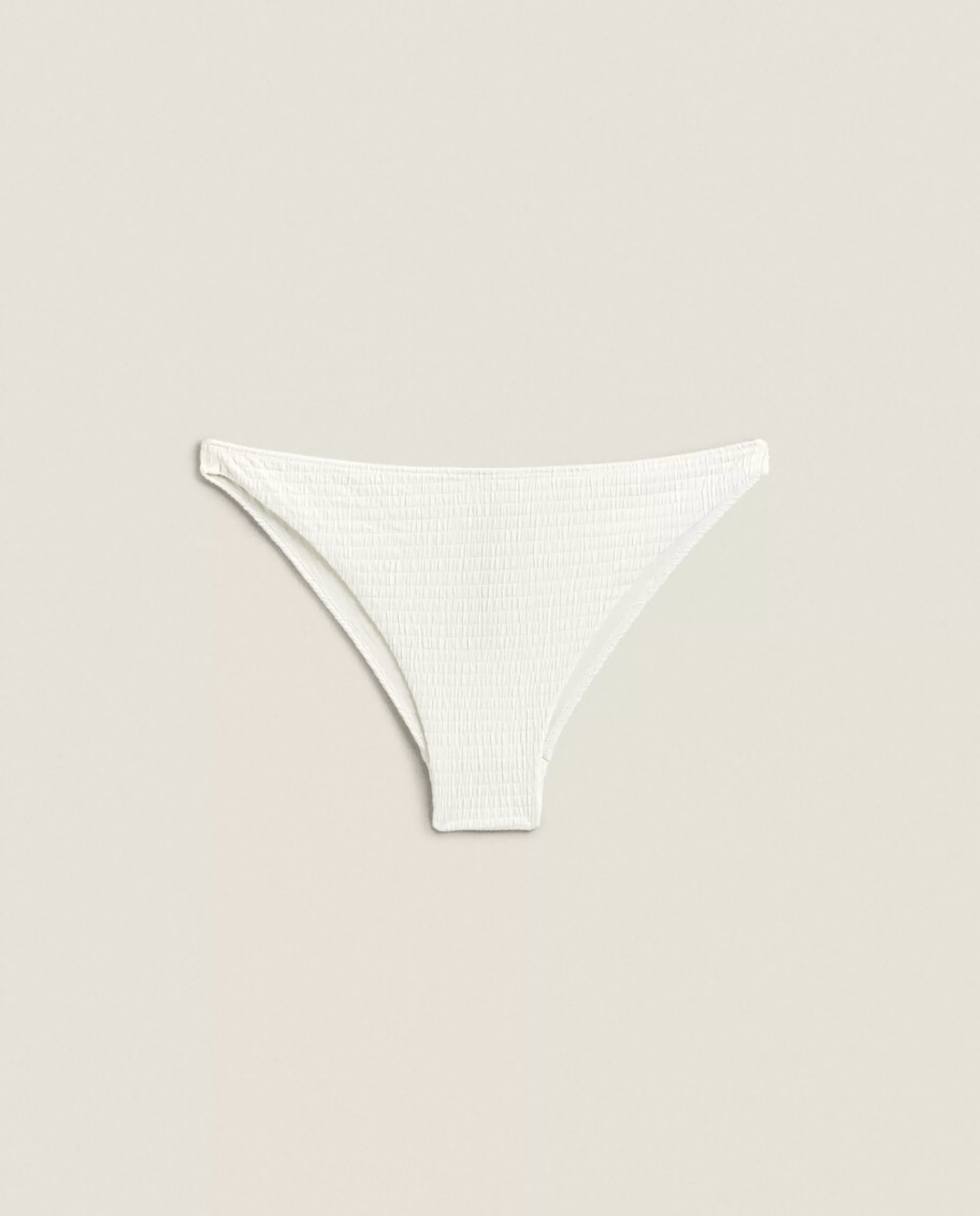 ZARA Home Smocked Bikini Bottoms Cream Best