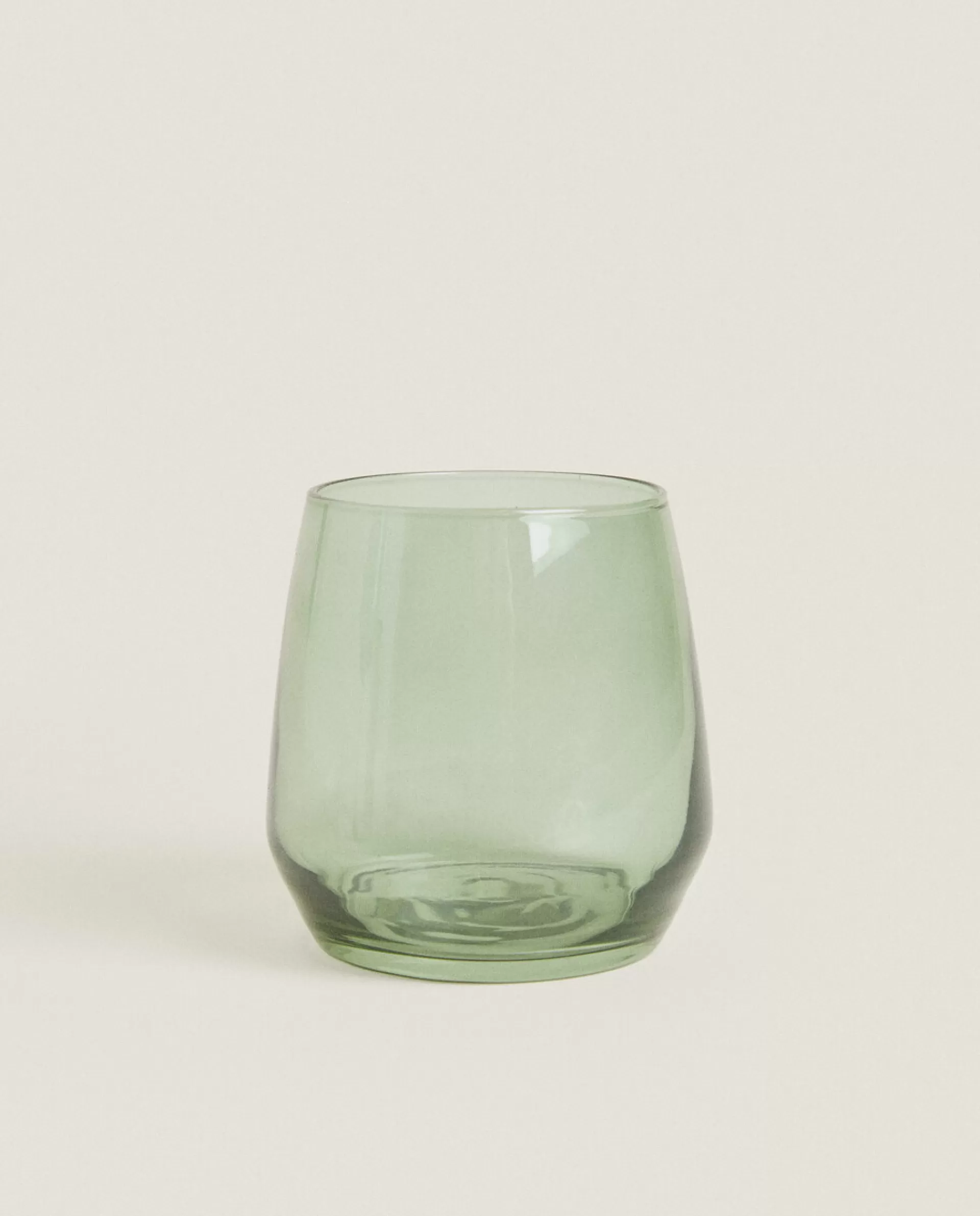 ZARA Home Smooth Glass Tumbler Green Best Sale