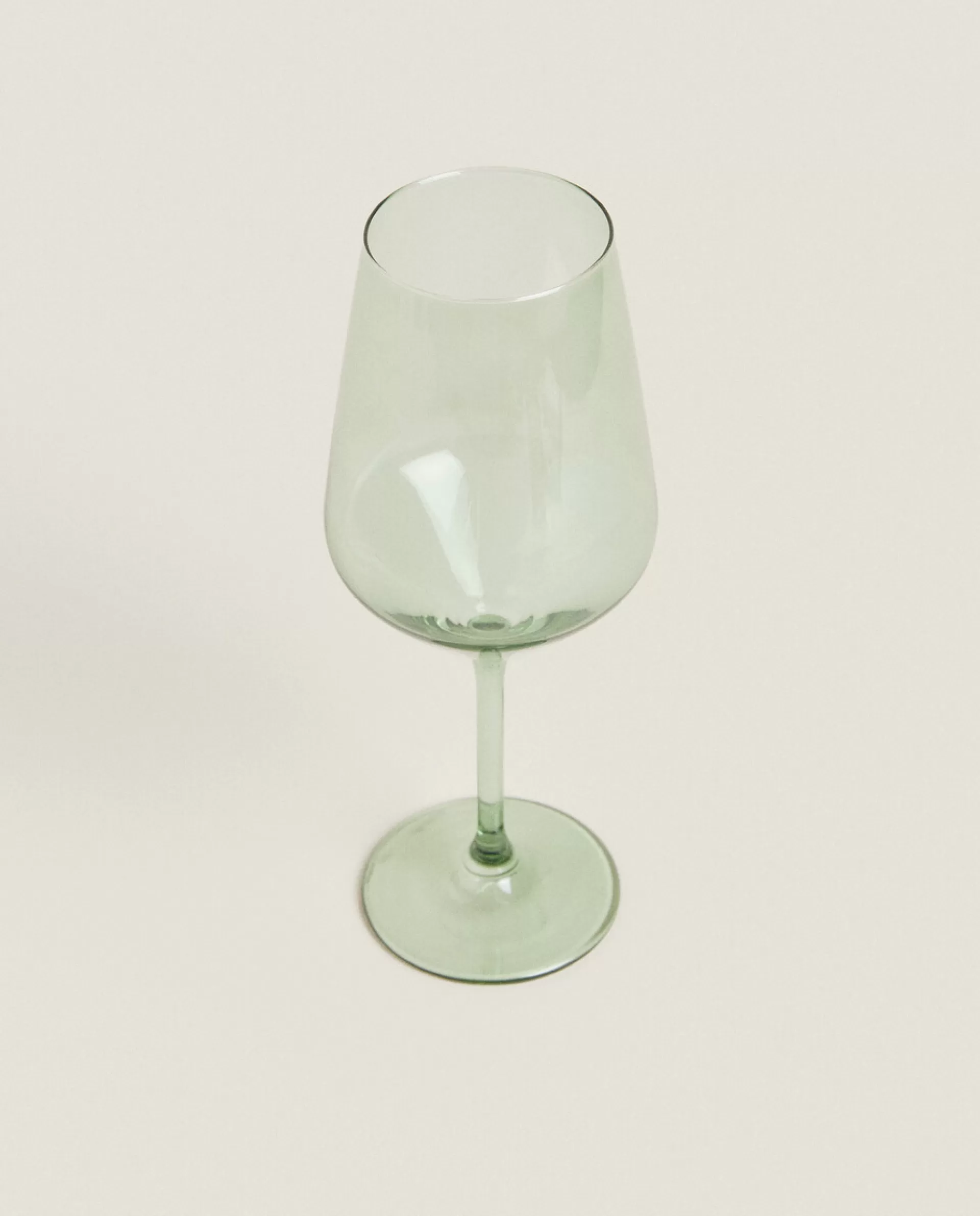 ZARA Home Smooth Wine Glass Green Shop