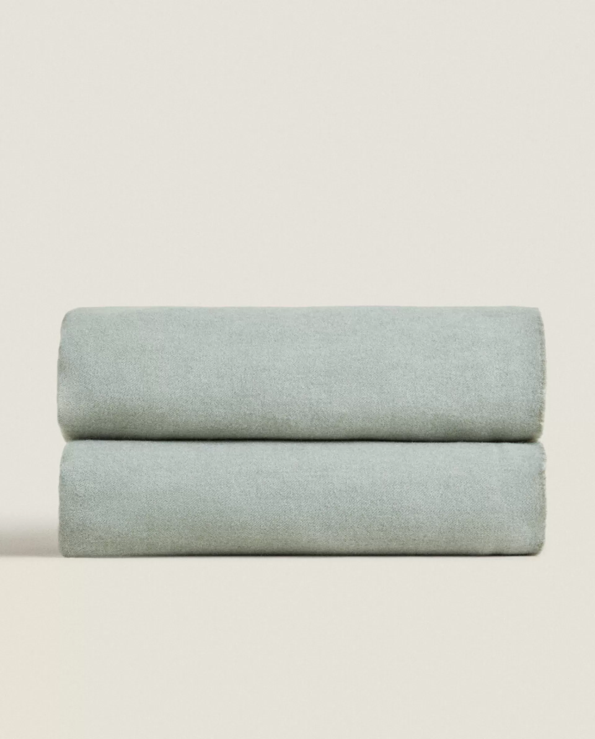 ZARA Home Soft-Touch Blanket Blue Fashion