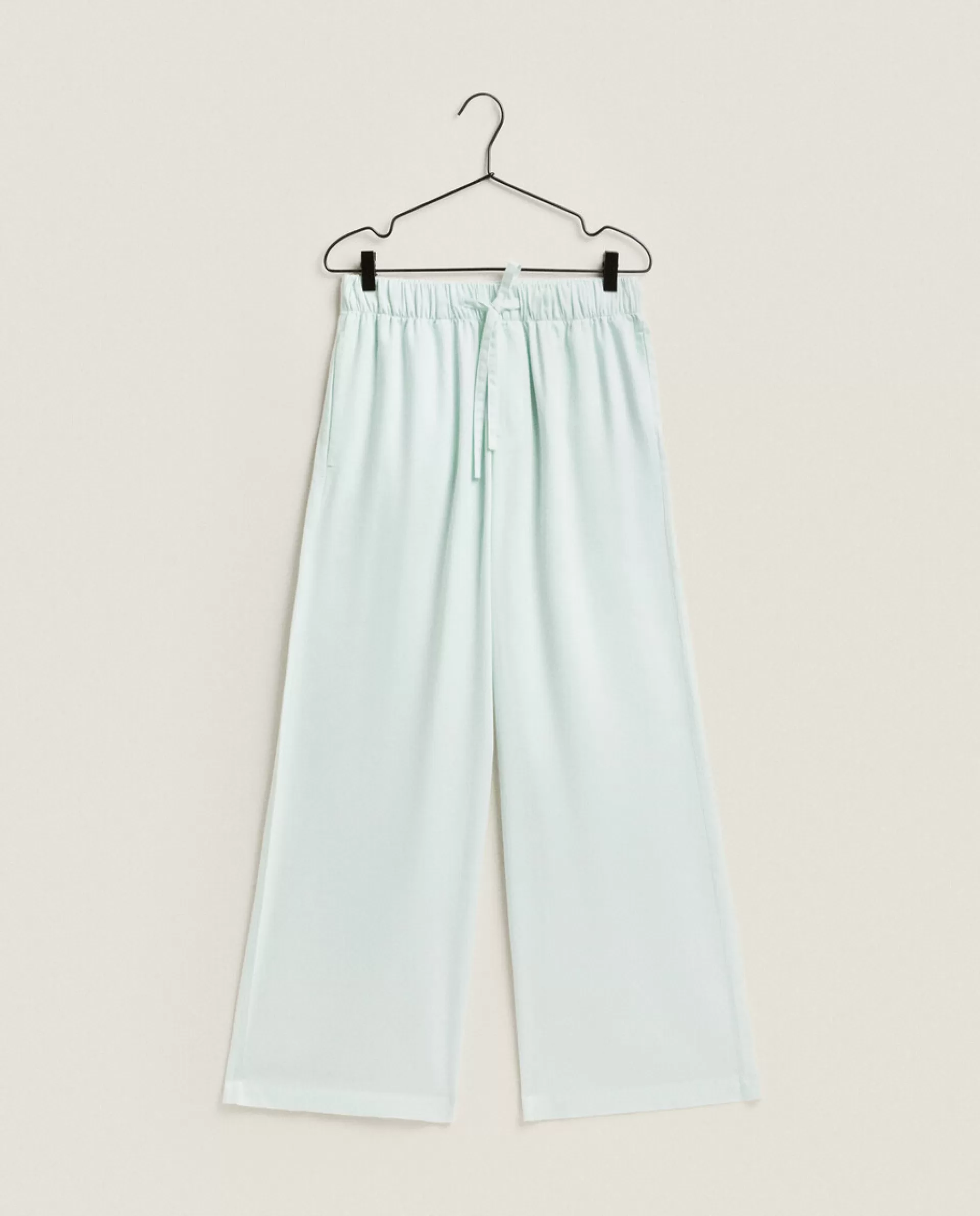 ZARA Home Solid Color Pants Green Best