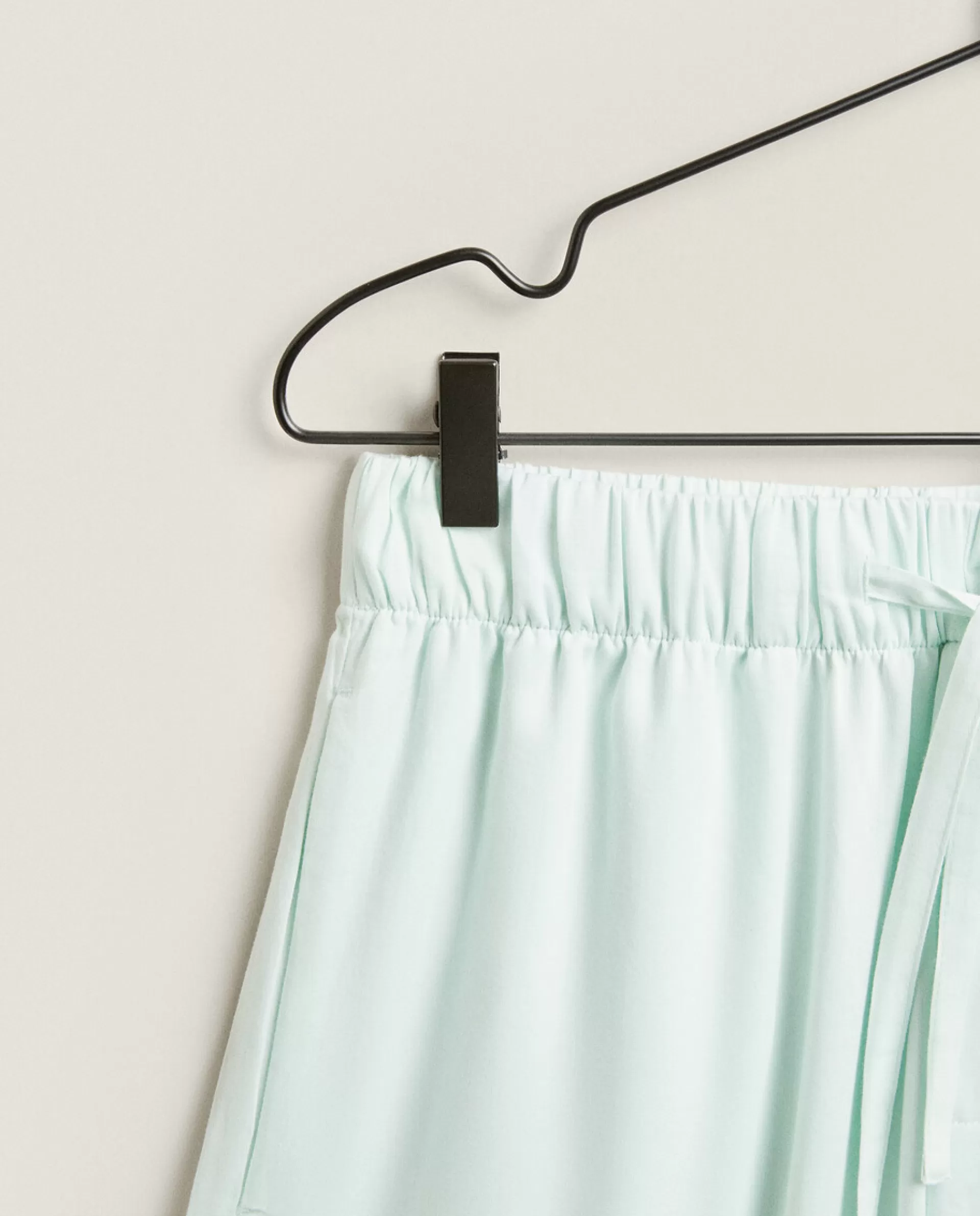 ZARA Home Solid Color Pants Green Best