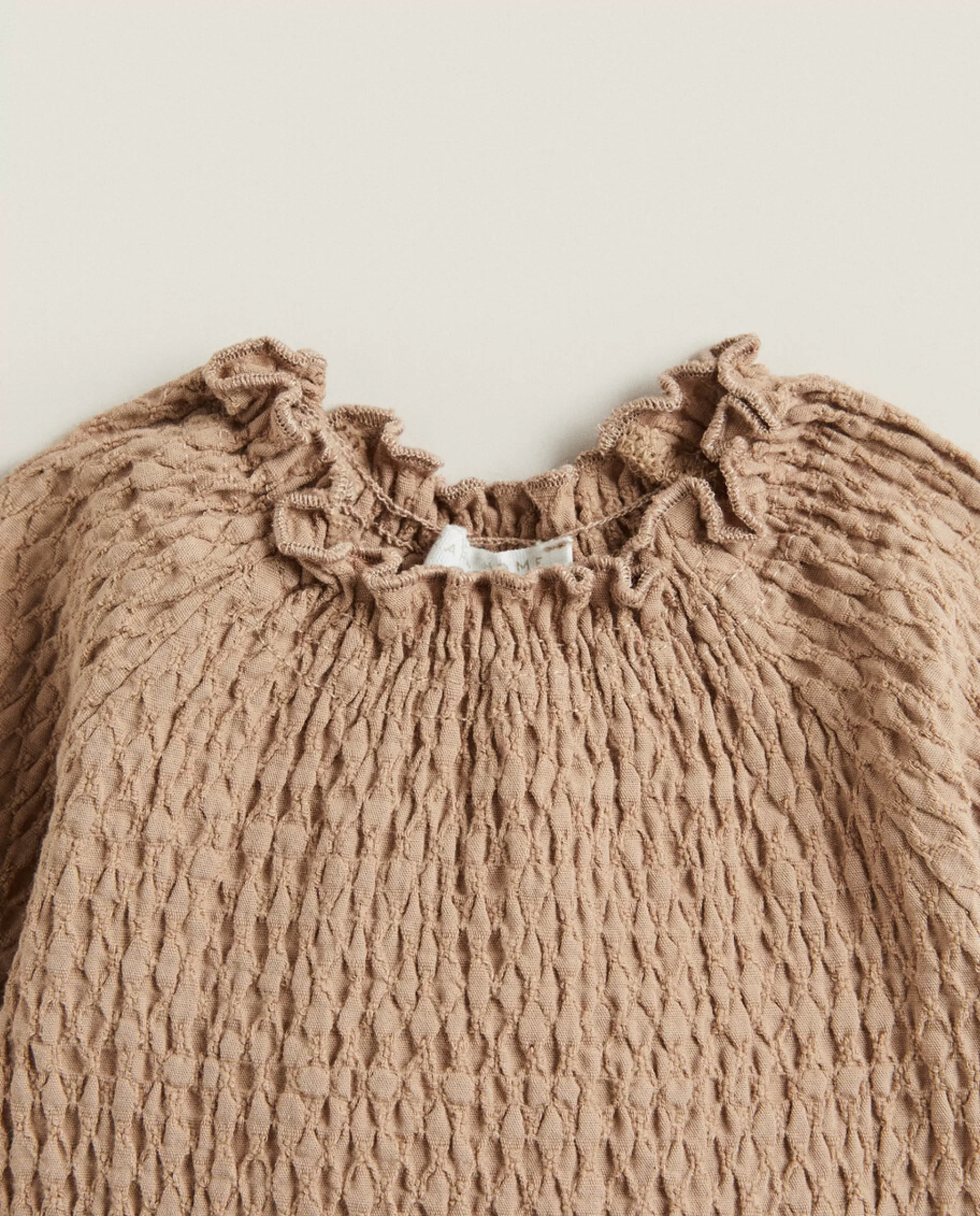 ZARA Home Solid Color Shirt Brown New