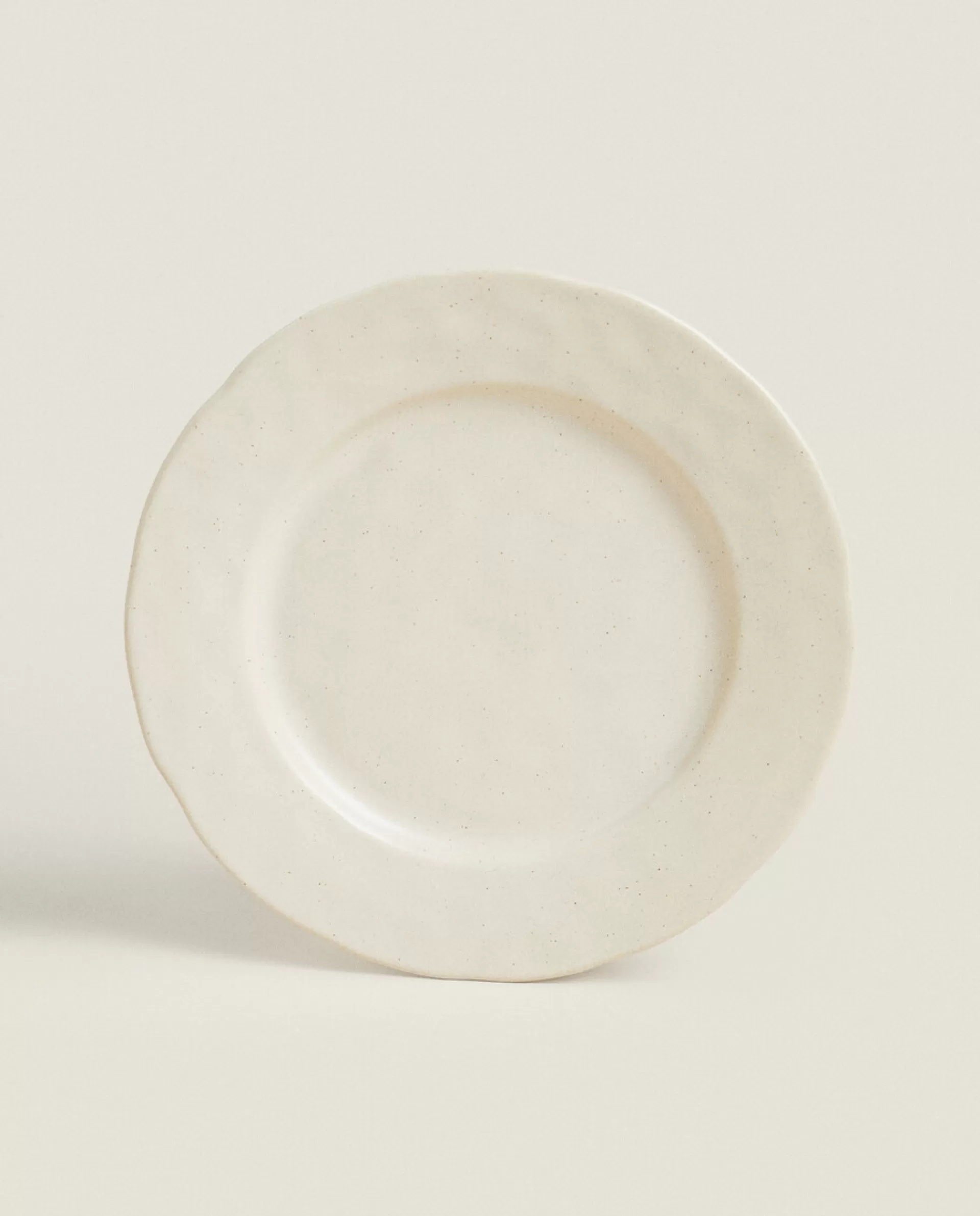 ZARA Home Speckled Stoneware Dinner Plate Ecru Cheap