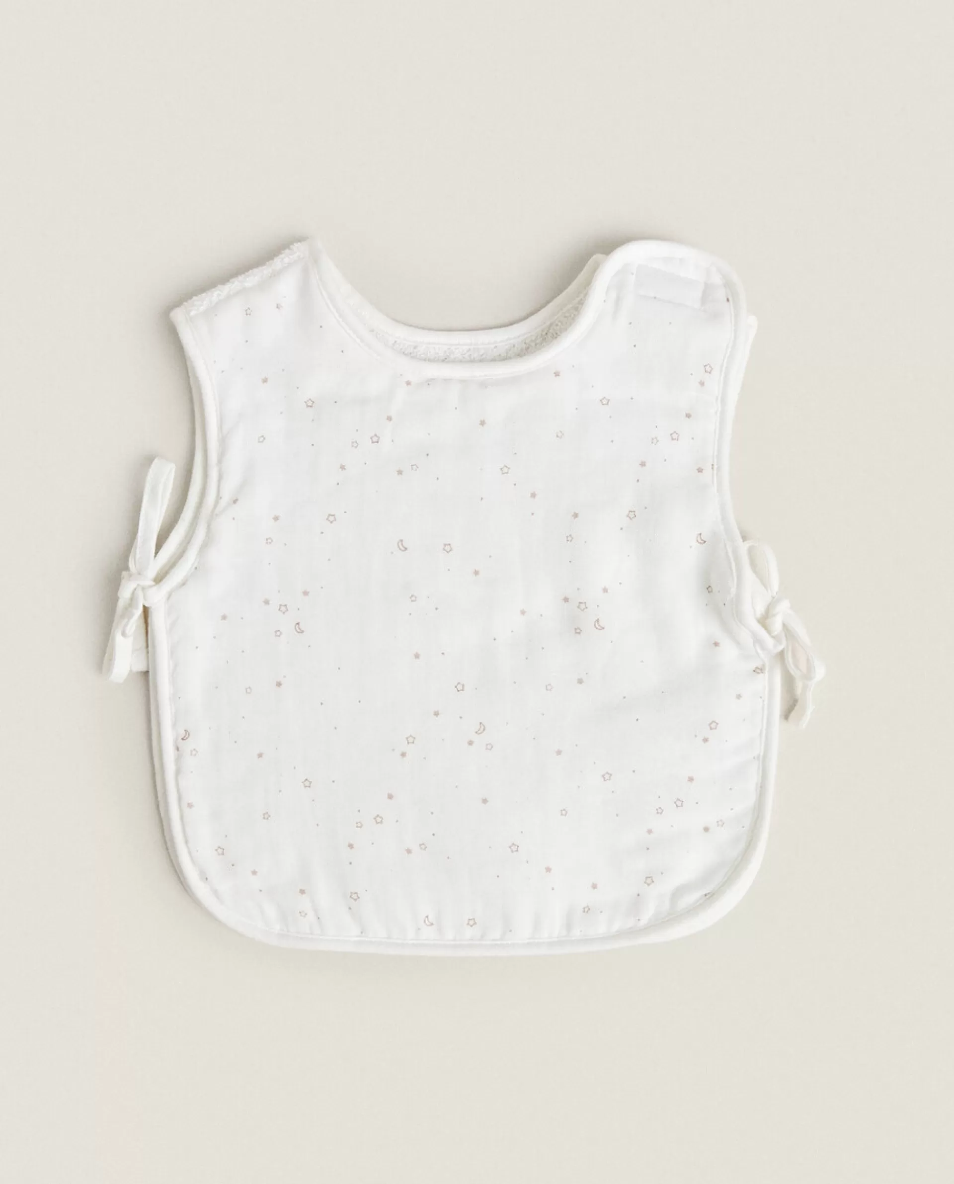 ZARA Home Star Crepe Bib Oyster White Shop