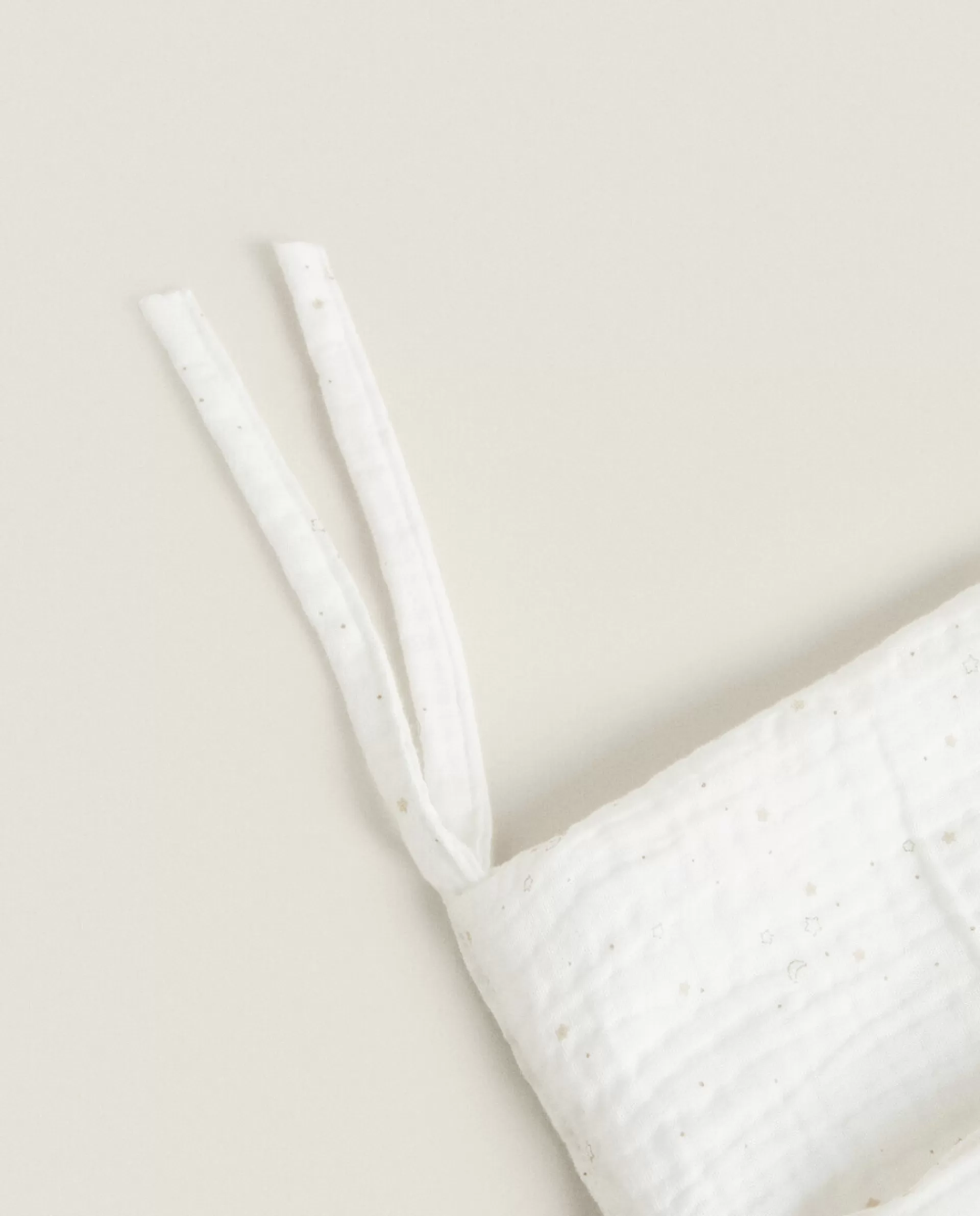 ZARA Home Star Print Muslin Organizer White Best