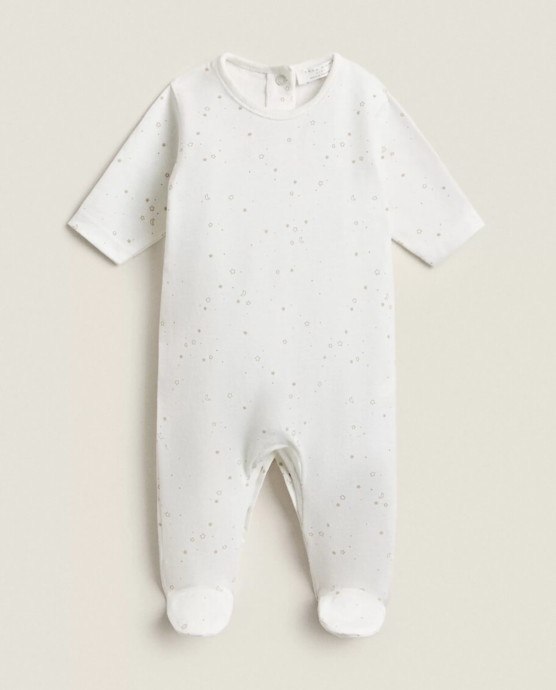 ZARA Home Star Print Newborn Set Oyster White Online