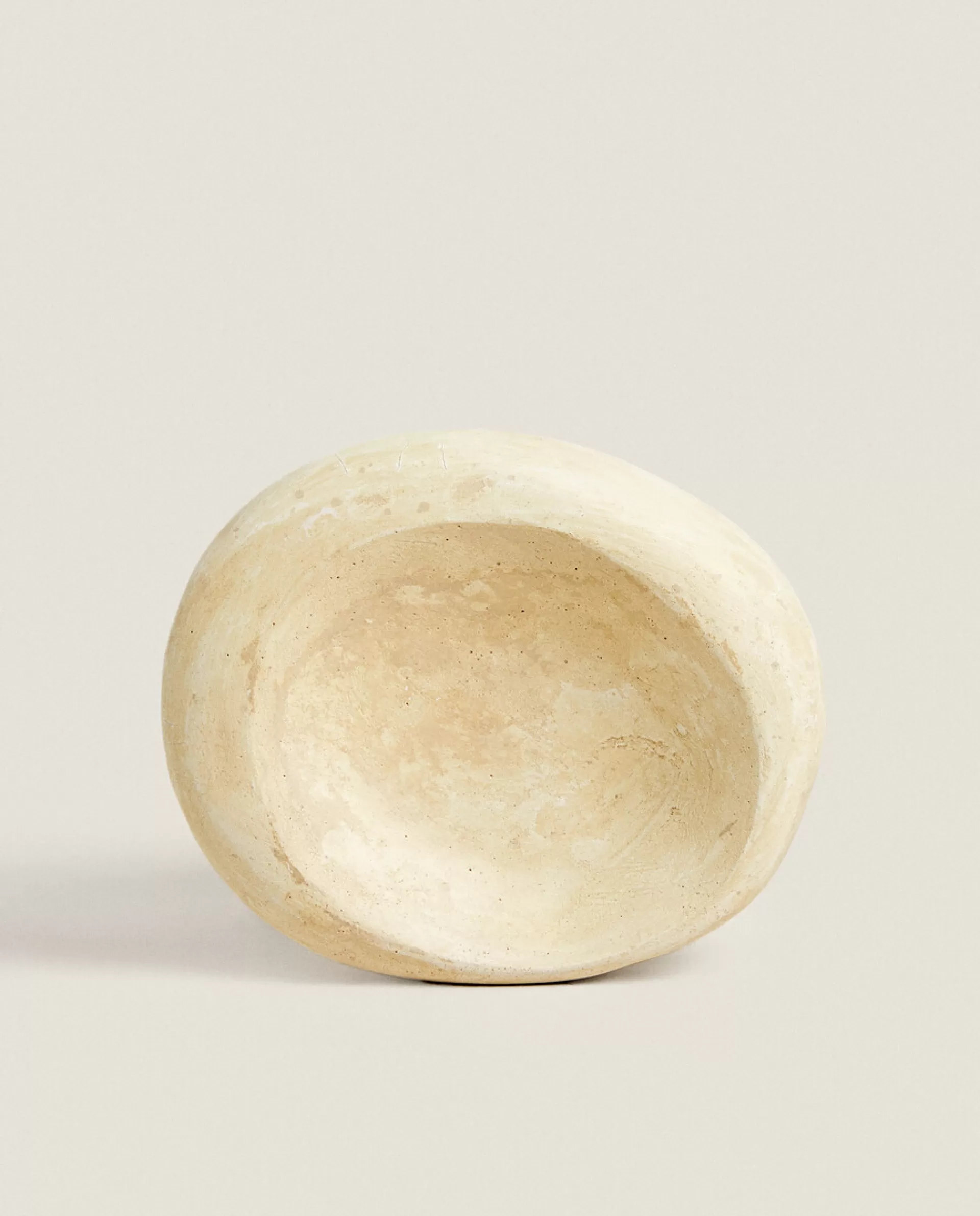 ZARA Home Stone Style Soap Dish Beige Discount