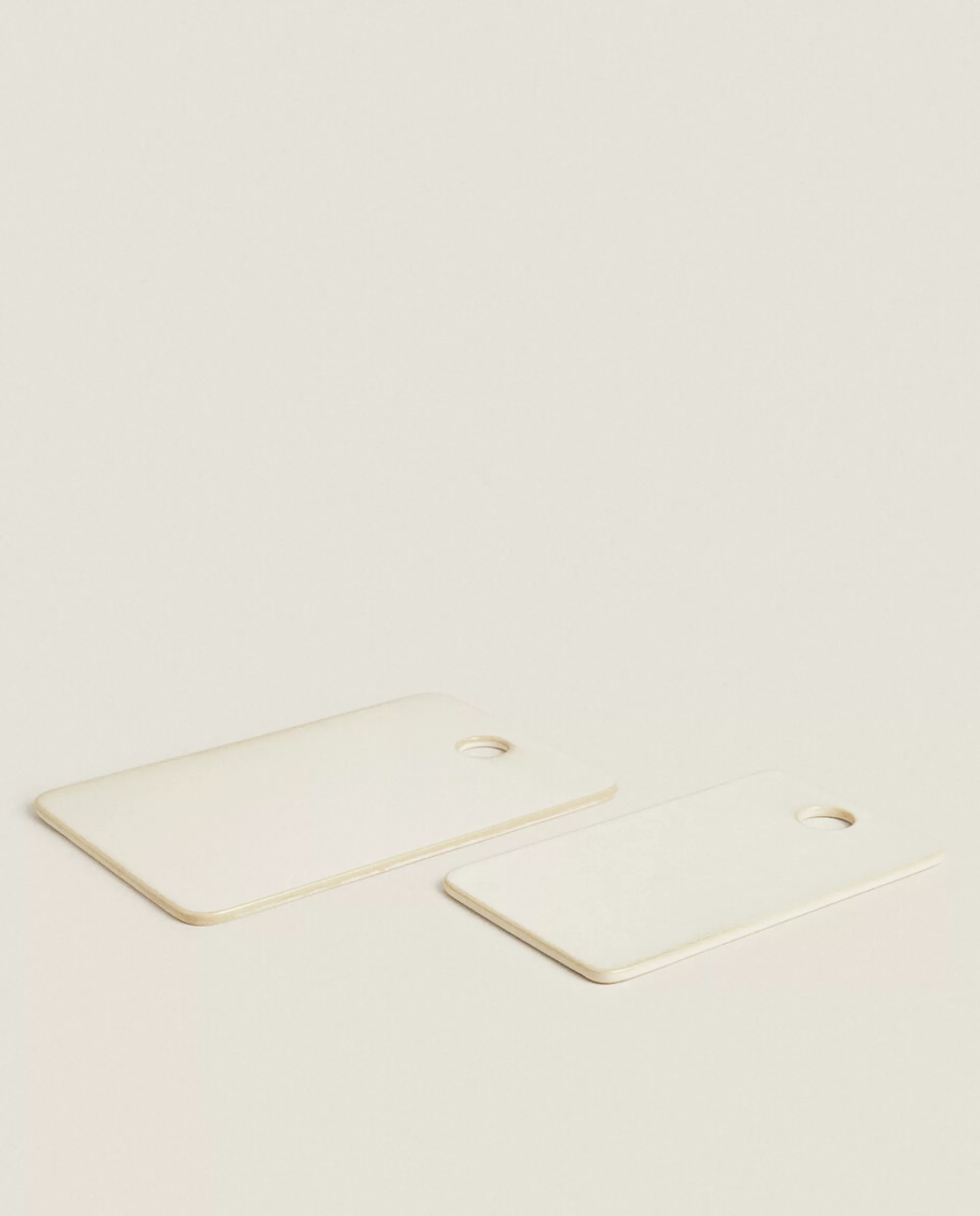 ZARA Home Stoneware Cutting Board Cream Flash Sale