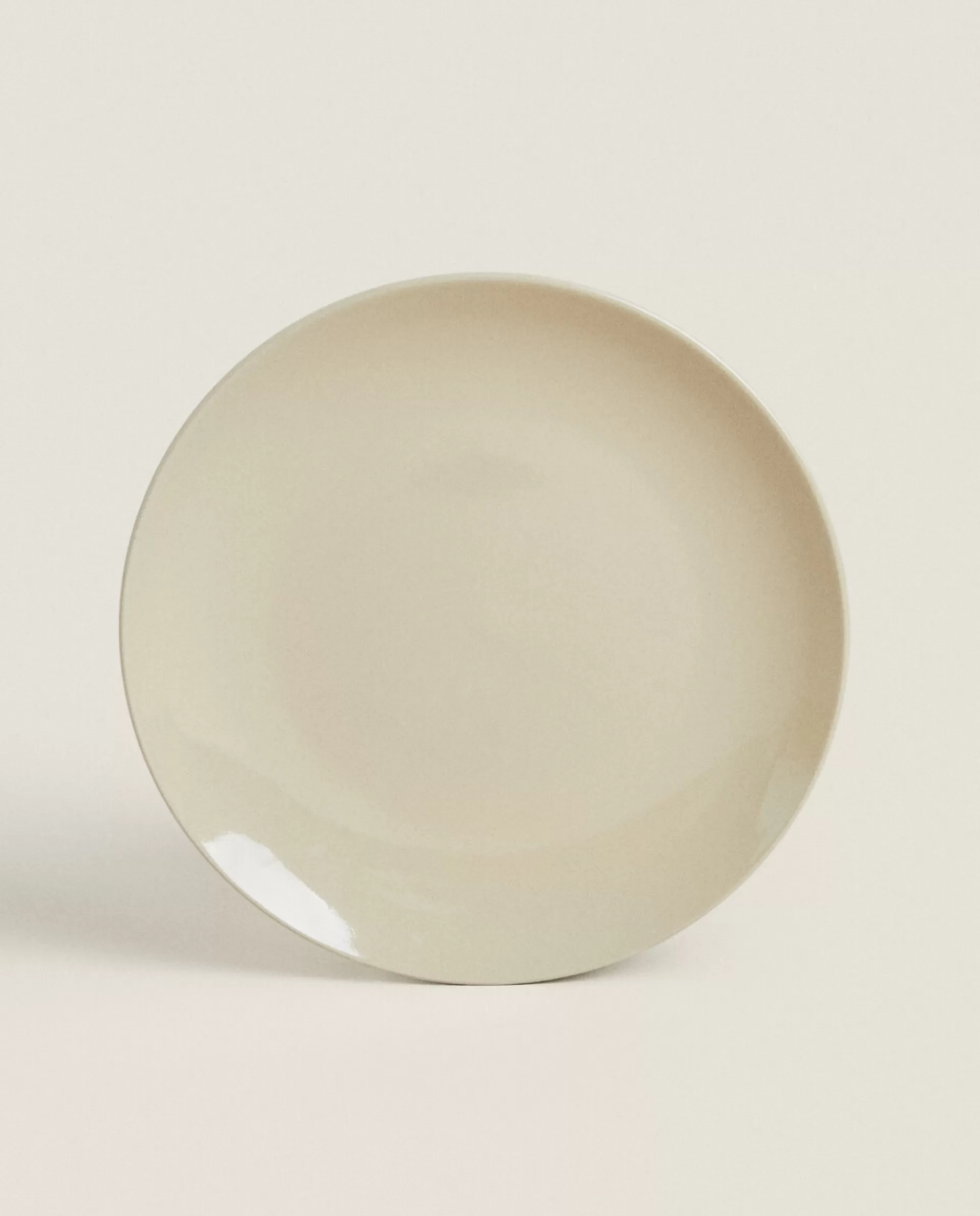 ZARA Home Stoneware Dinner Plate Toffee Online