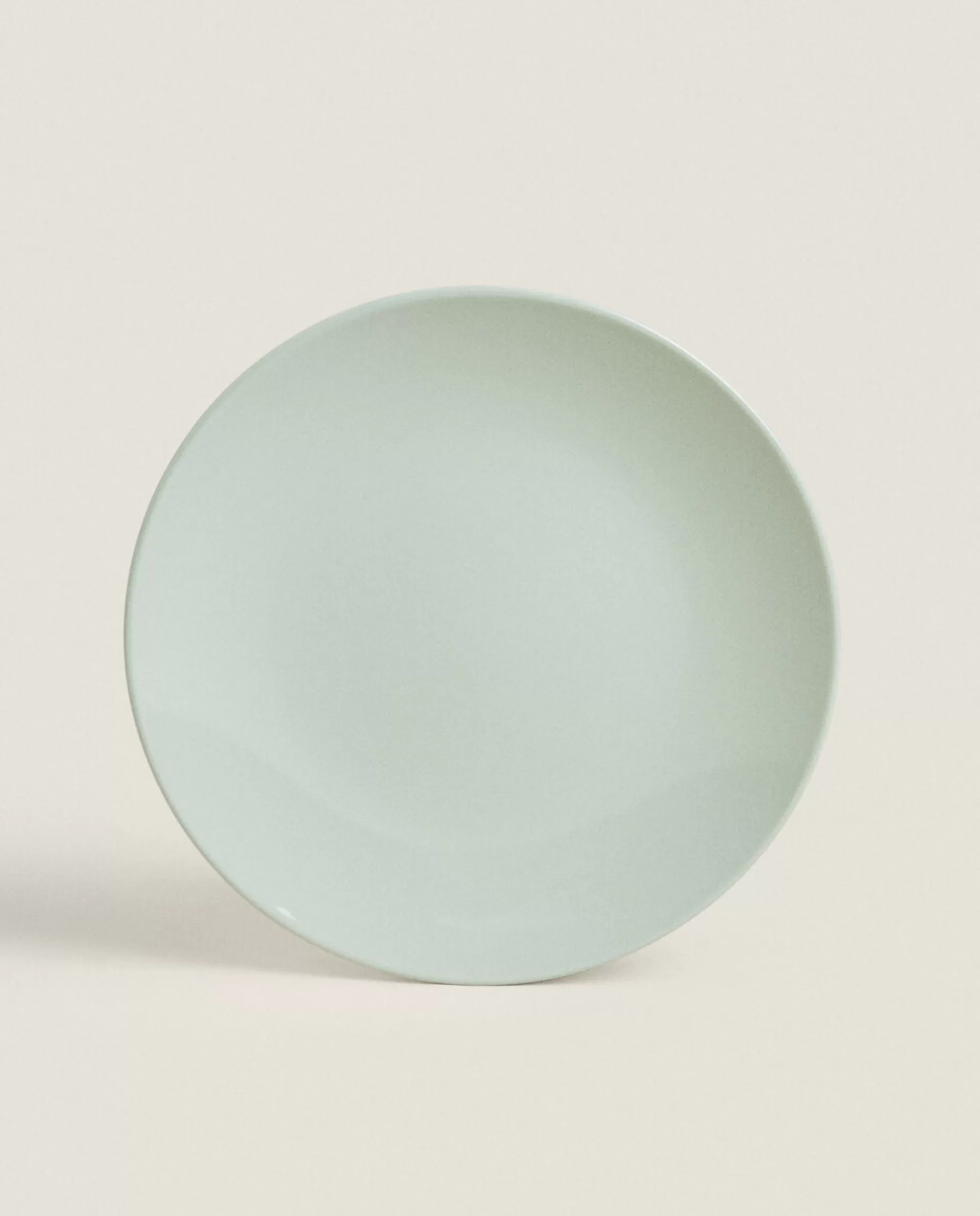 ZARA Home Stoneware Dinner Plate Green Cheap