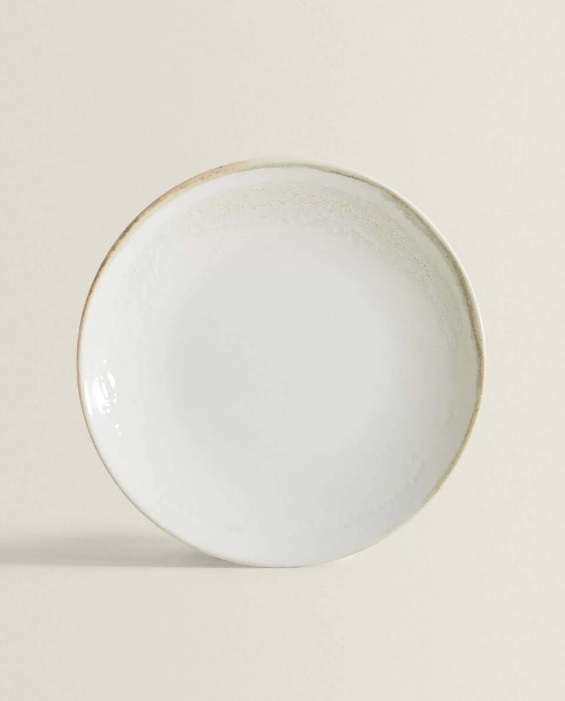 ZARA Home Stoneware Dinner Plate Cream Shop