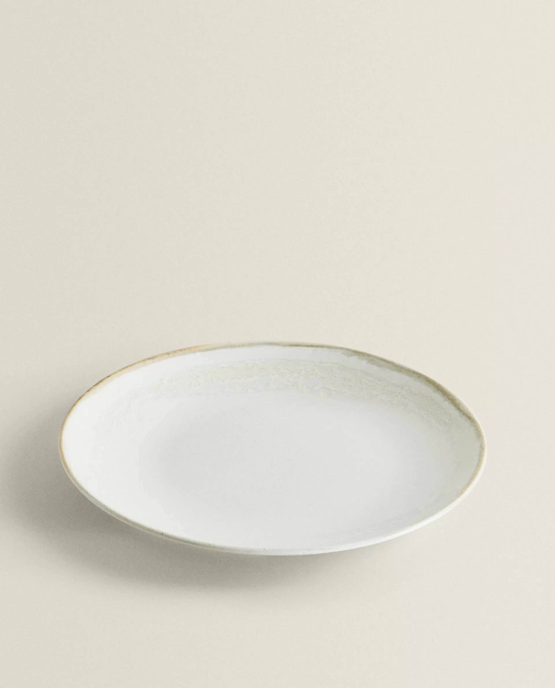 ZARA Home Stoneware Dinner Plate Cream Shop