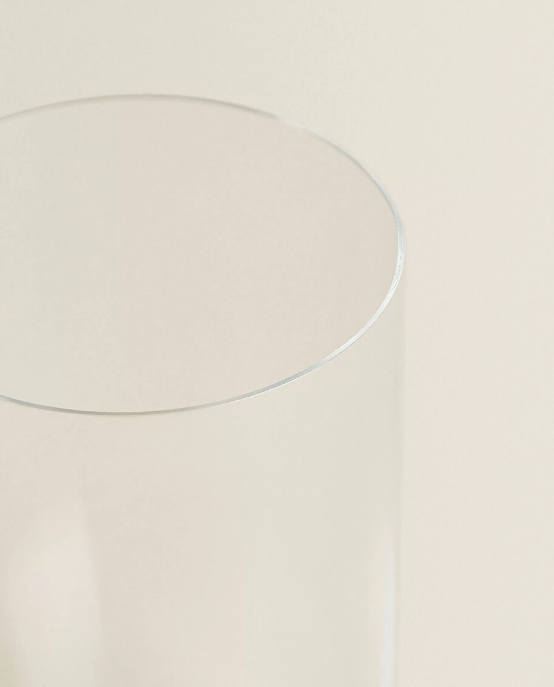 ZARA Home Straight Crystalline Soft Drink Tumbler Transparent Sale