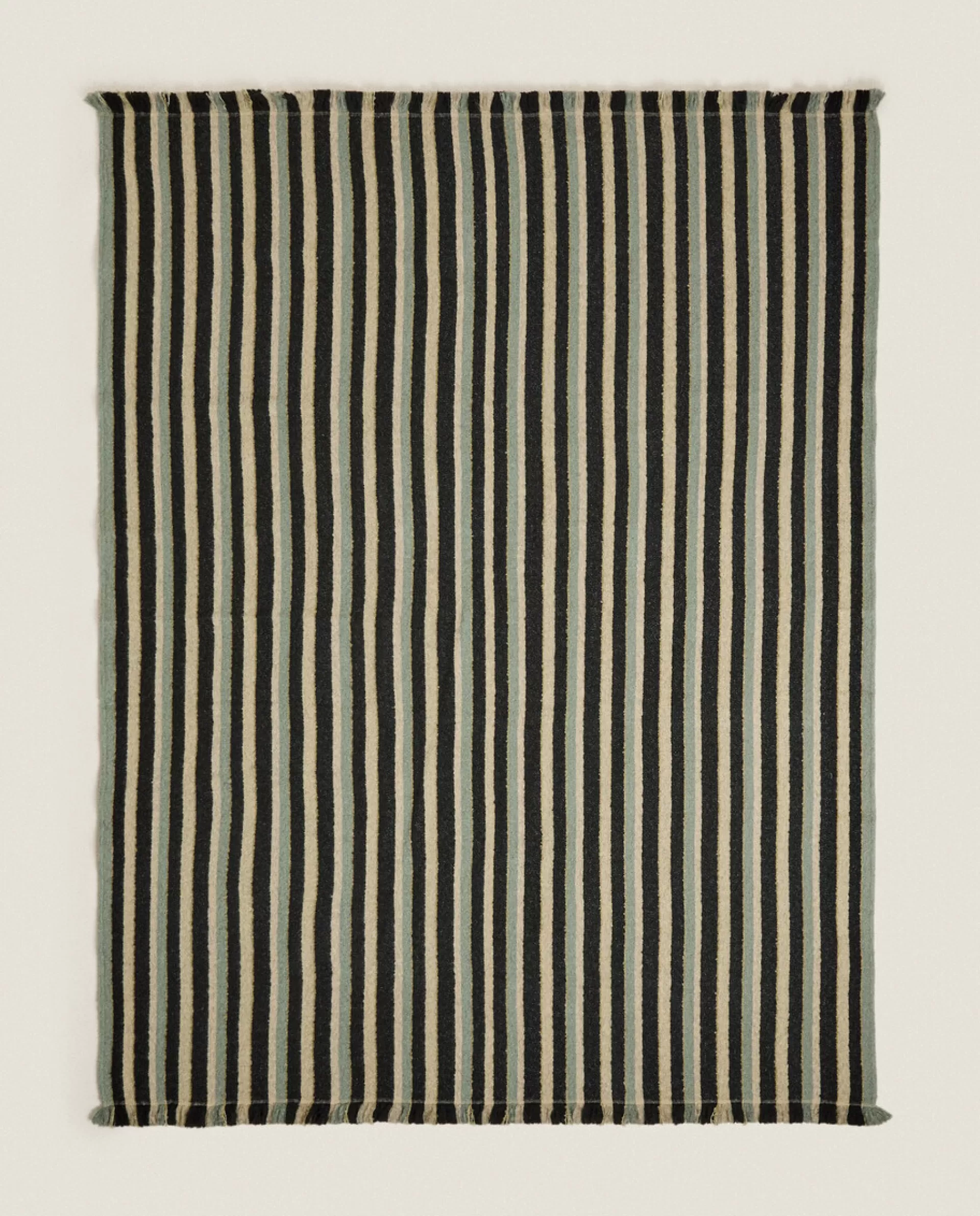 ZARA Home Striped Blanket Multicolour Best Sale
