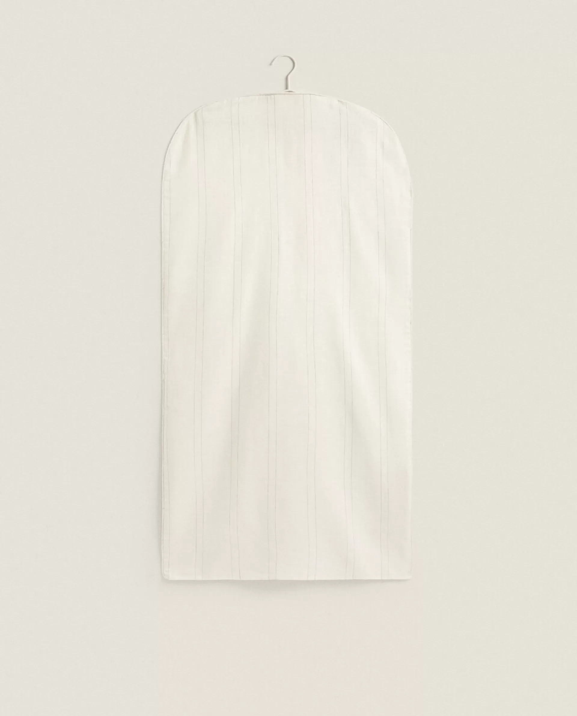 ZARA Home Striped Clothing Protective Cover (Pack Of 2) Ecru/Black Discount
