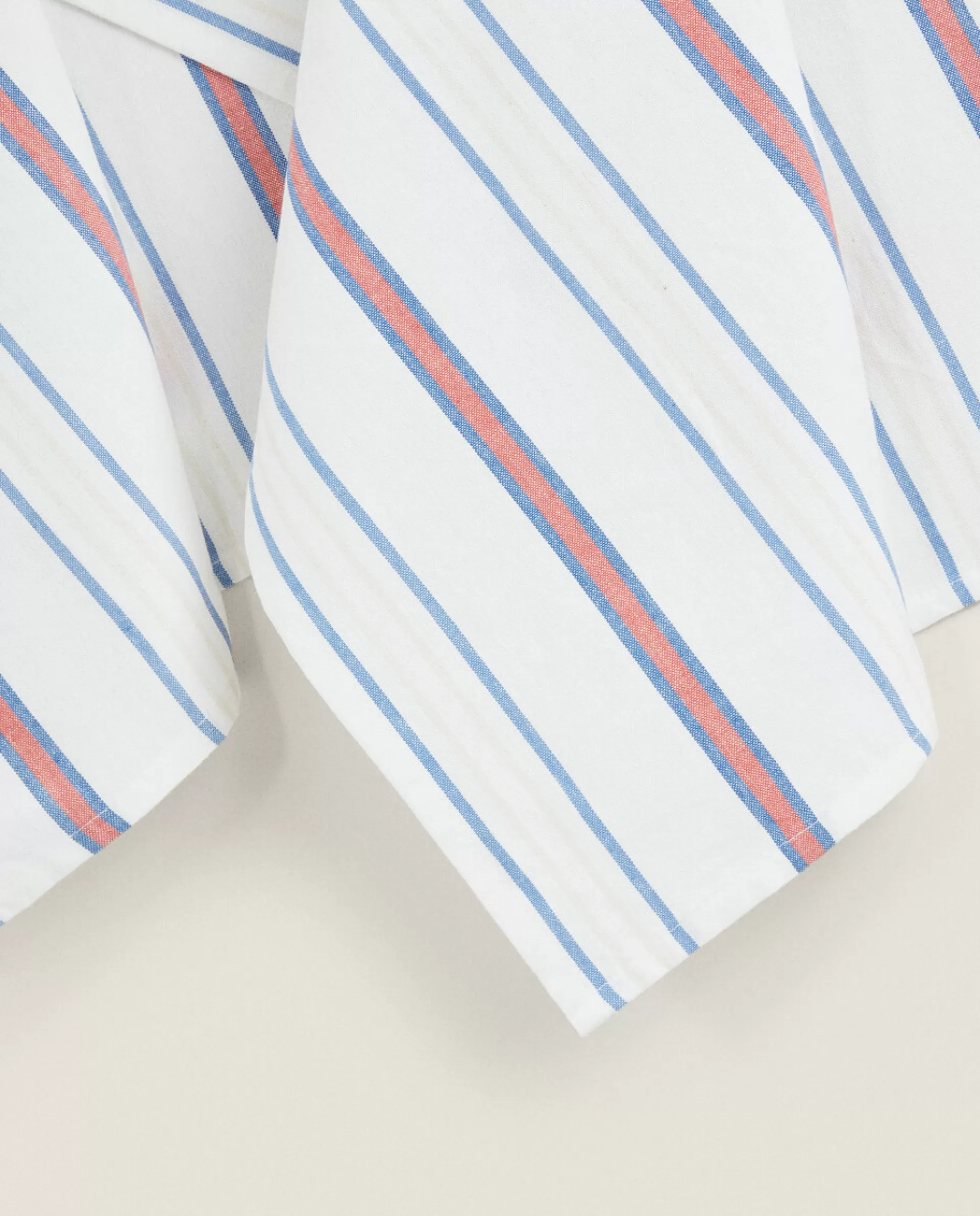 ZARA Home Striped Cotton Kitchen Towels (Pack Of 2) Copper Flash Sale