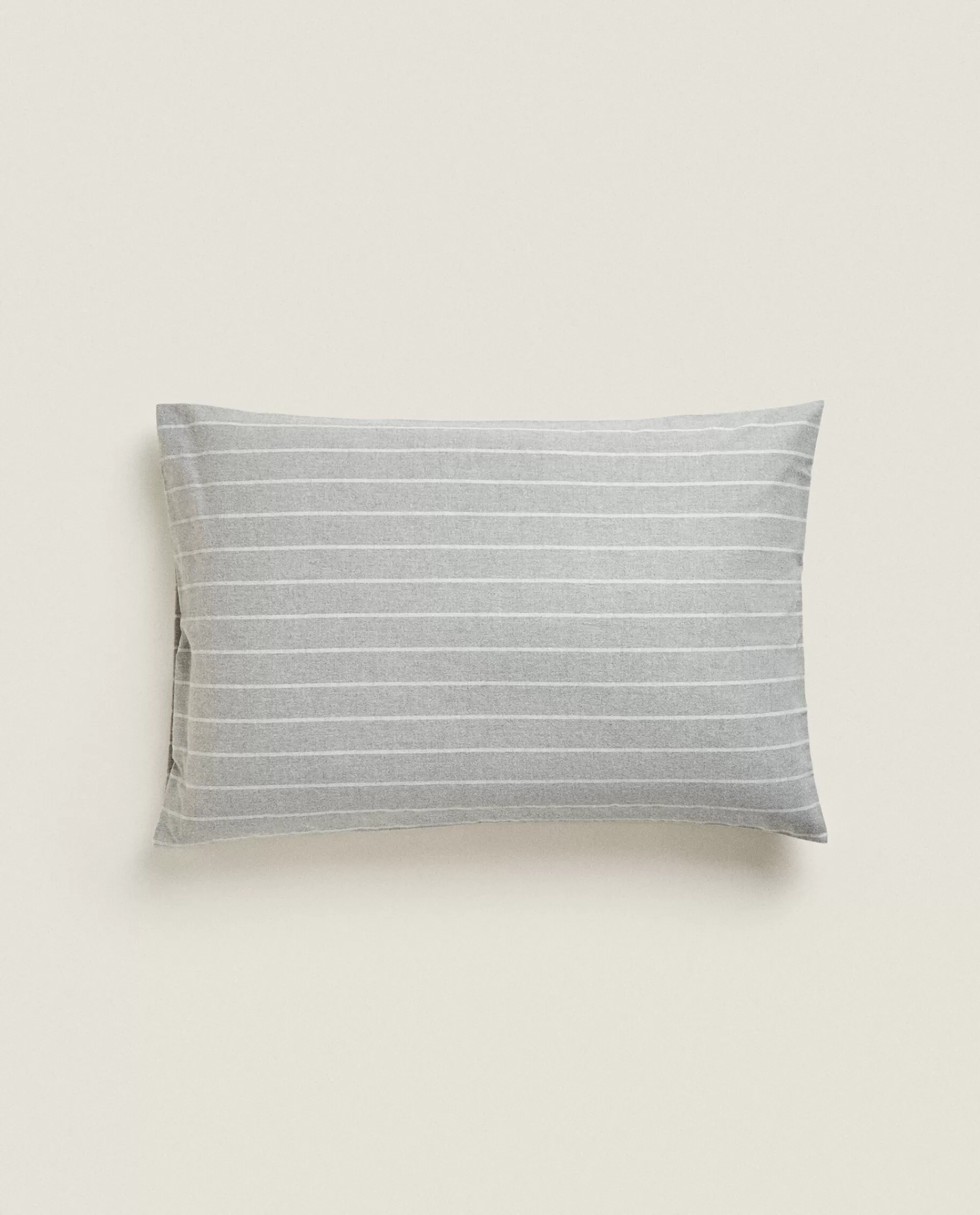 striped_flannel_pillowcase_4-1.webp ZARA Home Striped Flannel Pillowcase Grey Cheap