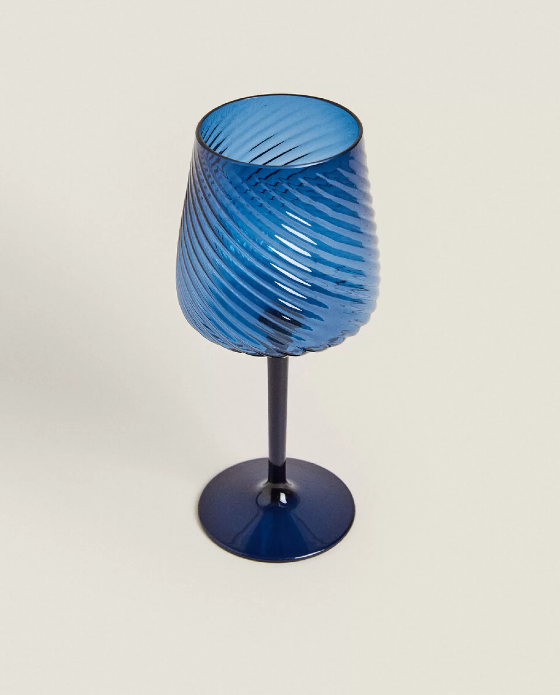 ZARA Home Striped Glass Turquoise Discount