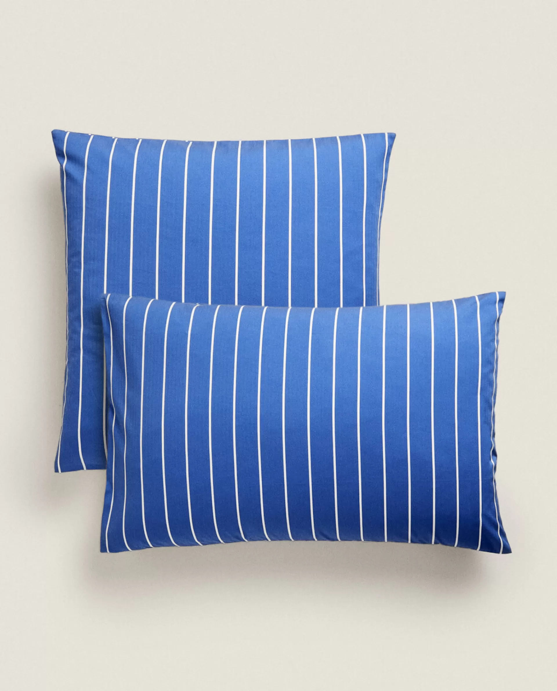 ZARA Home Striped Pillowcase Blue Cheap