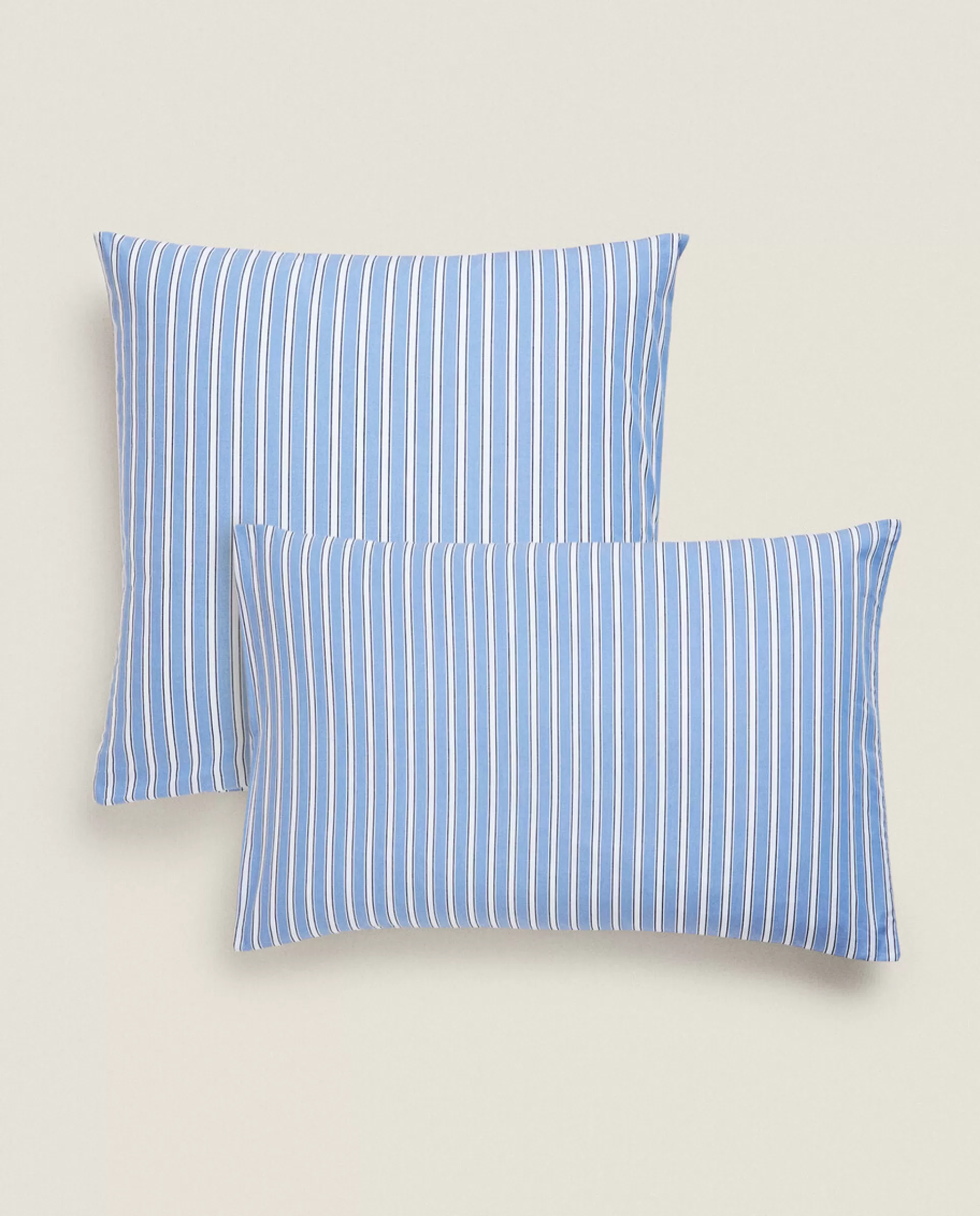 ZARA Home Striped Pillowcase Blue Best