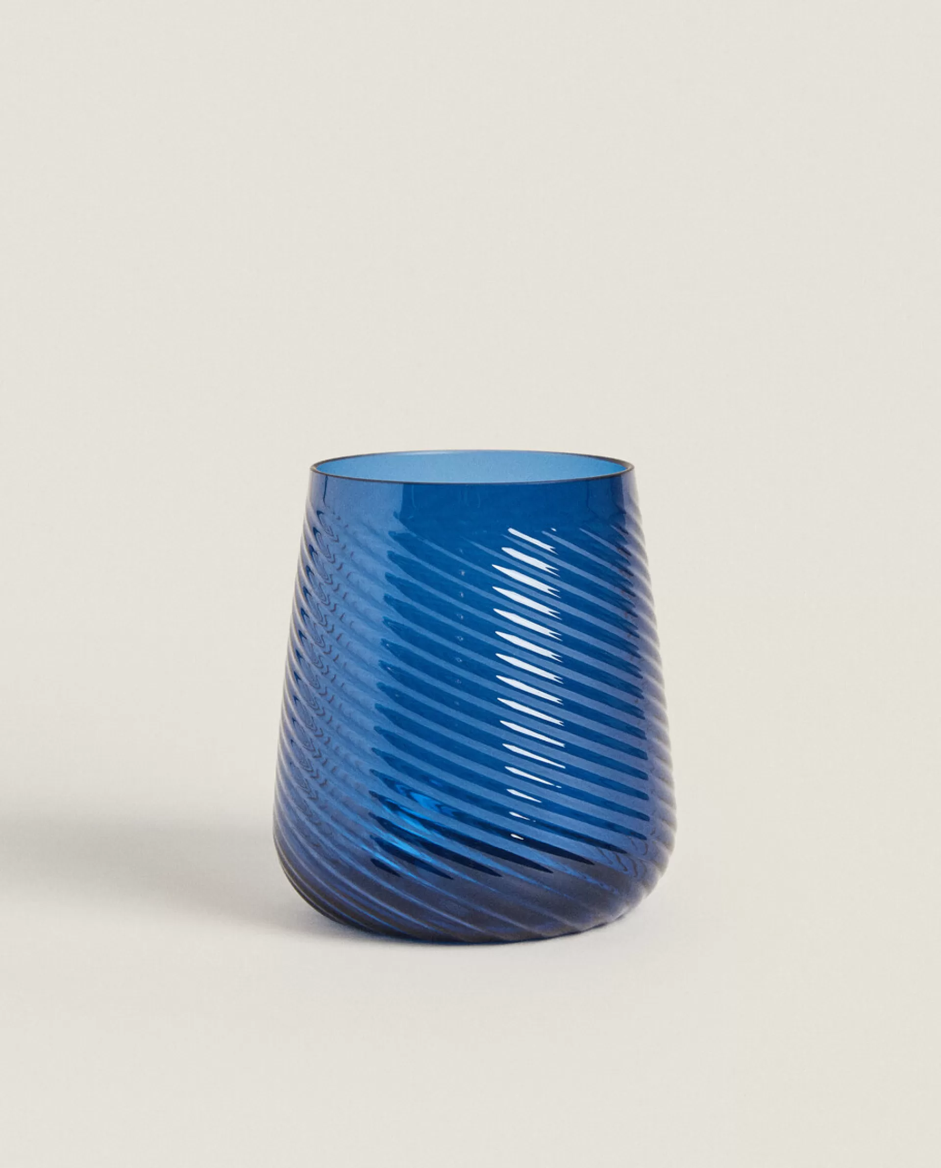ZARA Home Striped Tumbler Turquoise Outlet