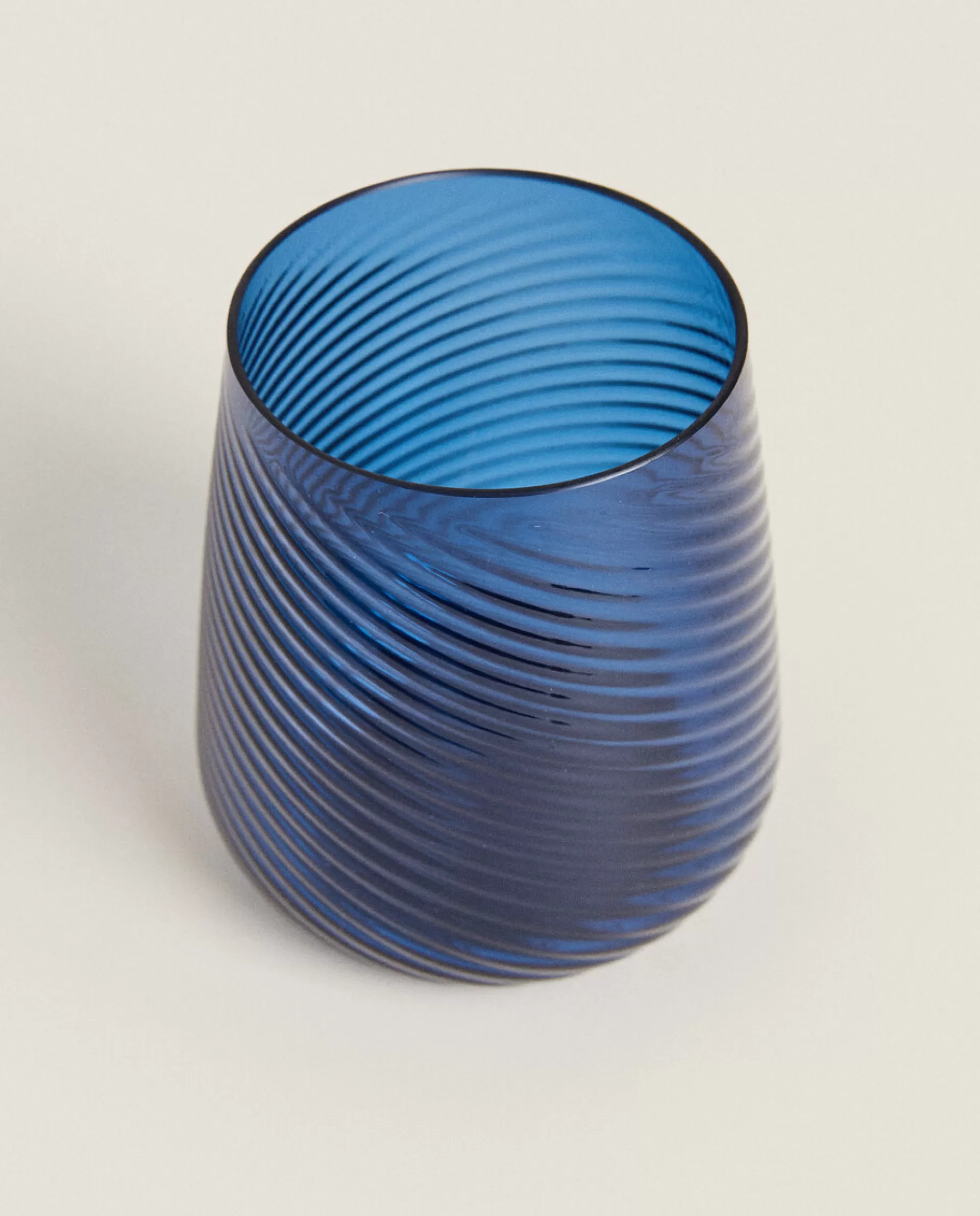 ZARA Home Striped Tumbler Turquoise Outlet