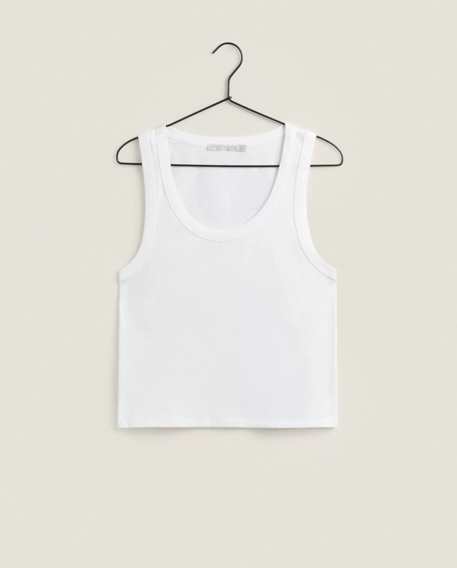 ZARA Home Tank Top White Best Sale