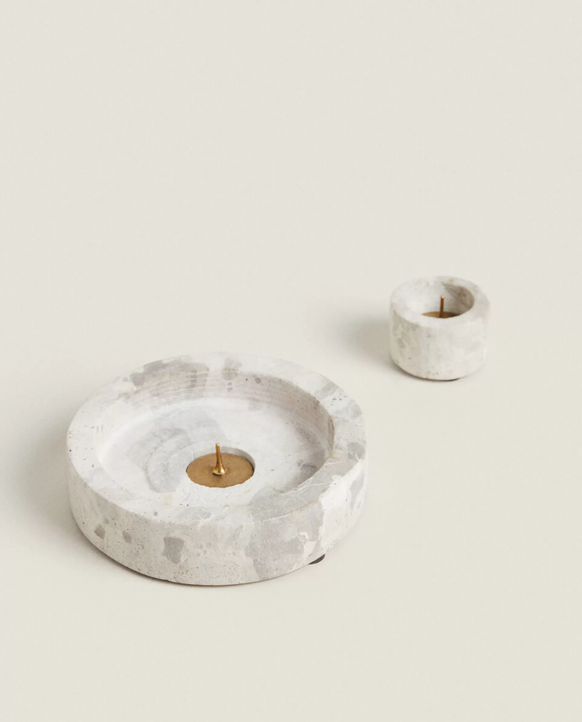 ZARA Home Tealight Holder Stone Best Sale