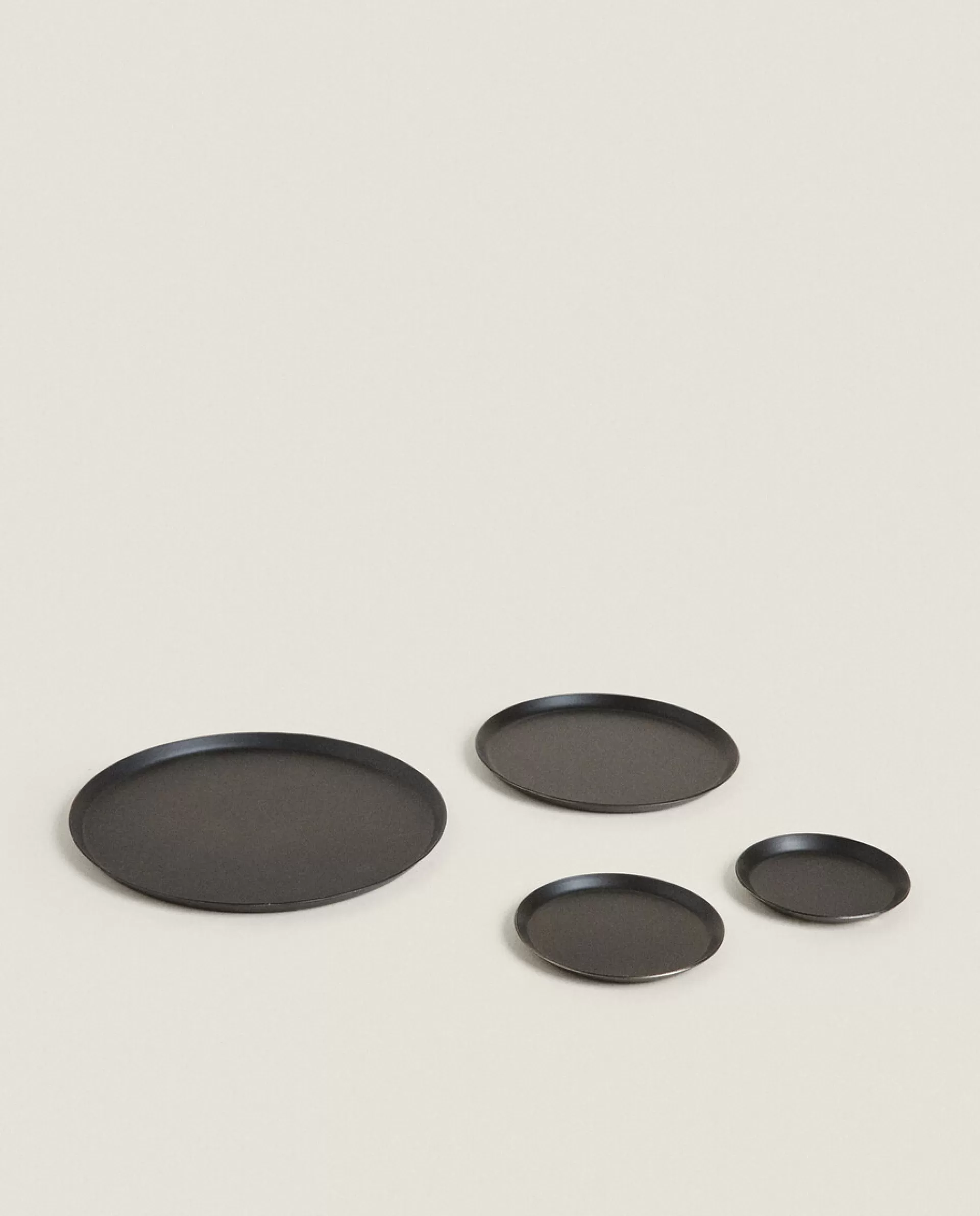 ZARA Home Tealight Holder Tray Black Cheap