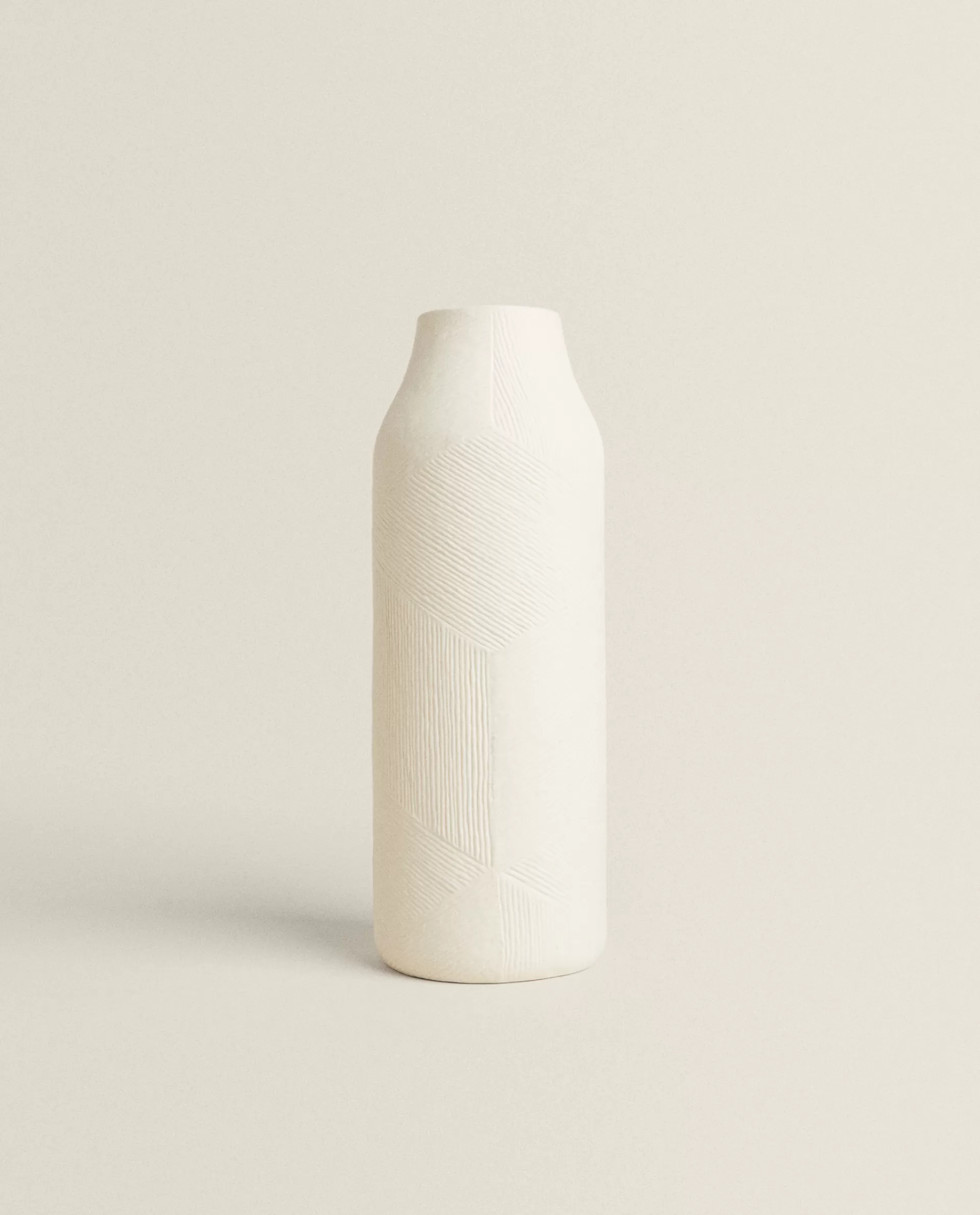 ZARA Home Textured Ceramic Vase 4-779 Discount