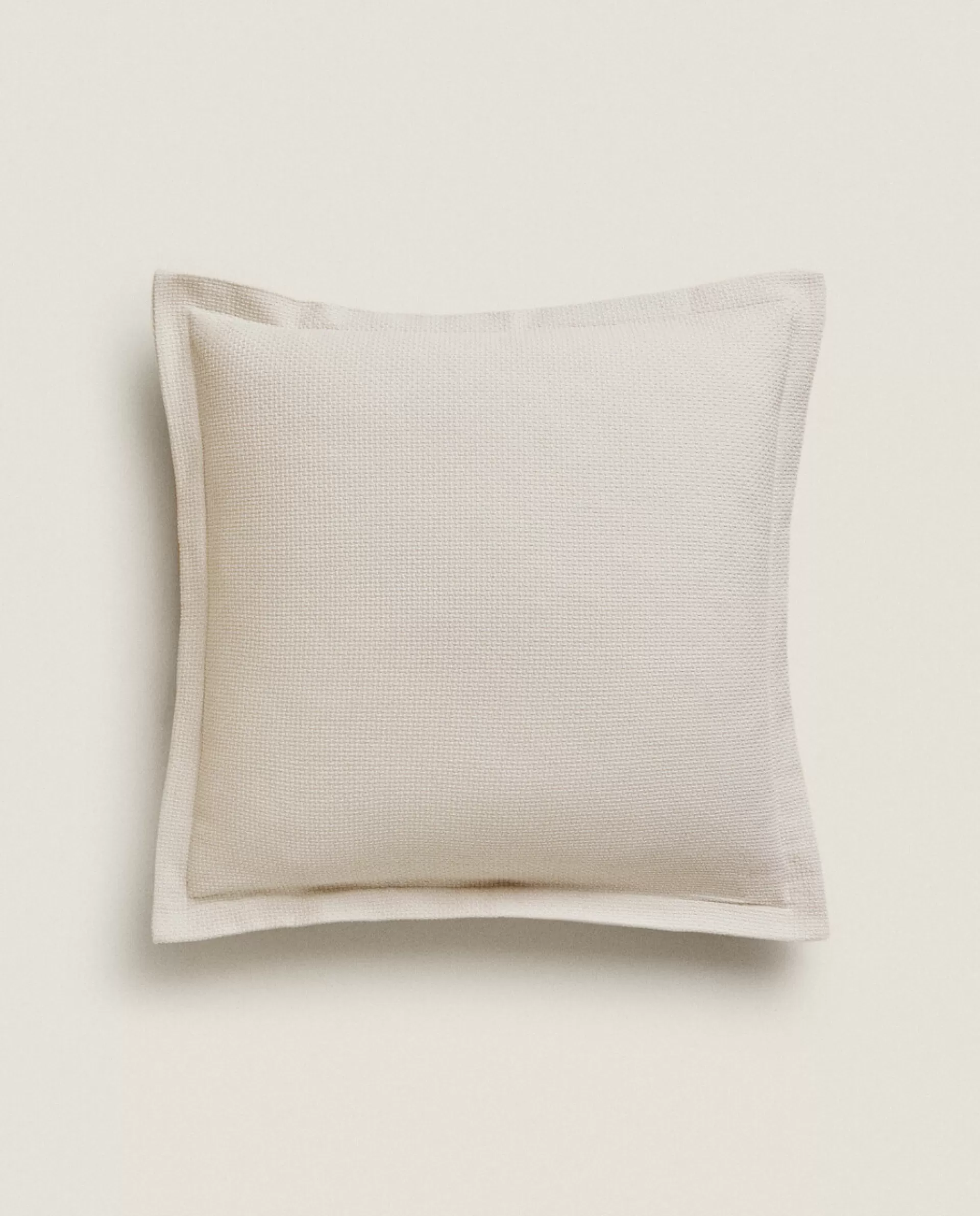 ZARA Home Textured Throw Pillow Cover Stone Outlet