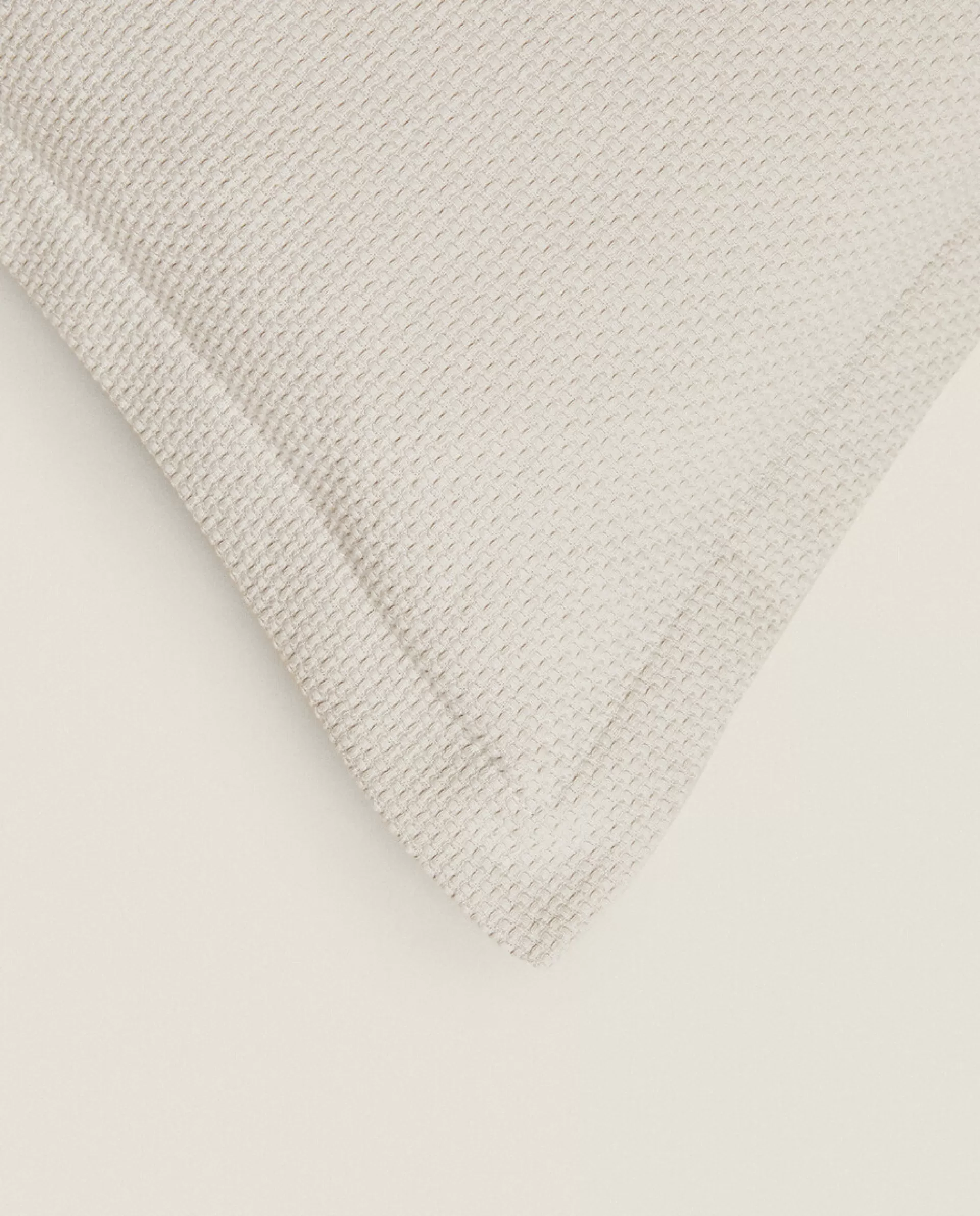 ZARA Home Textured Throw Pillow Cover Stone Outlet