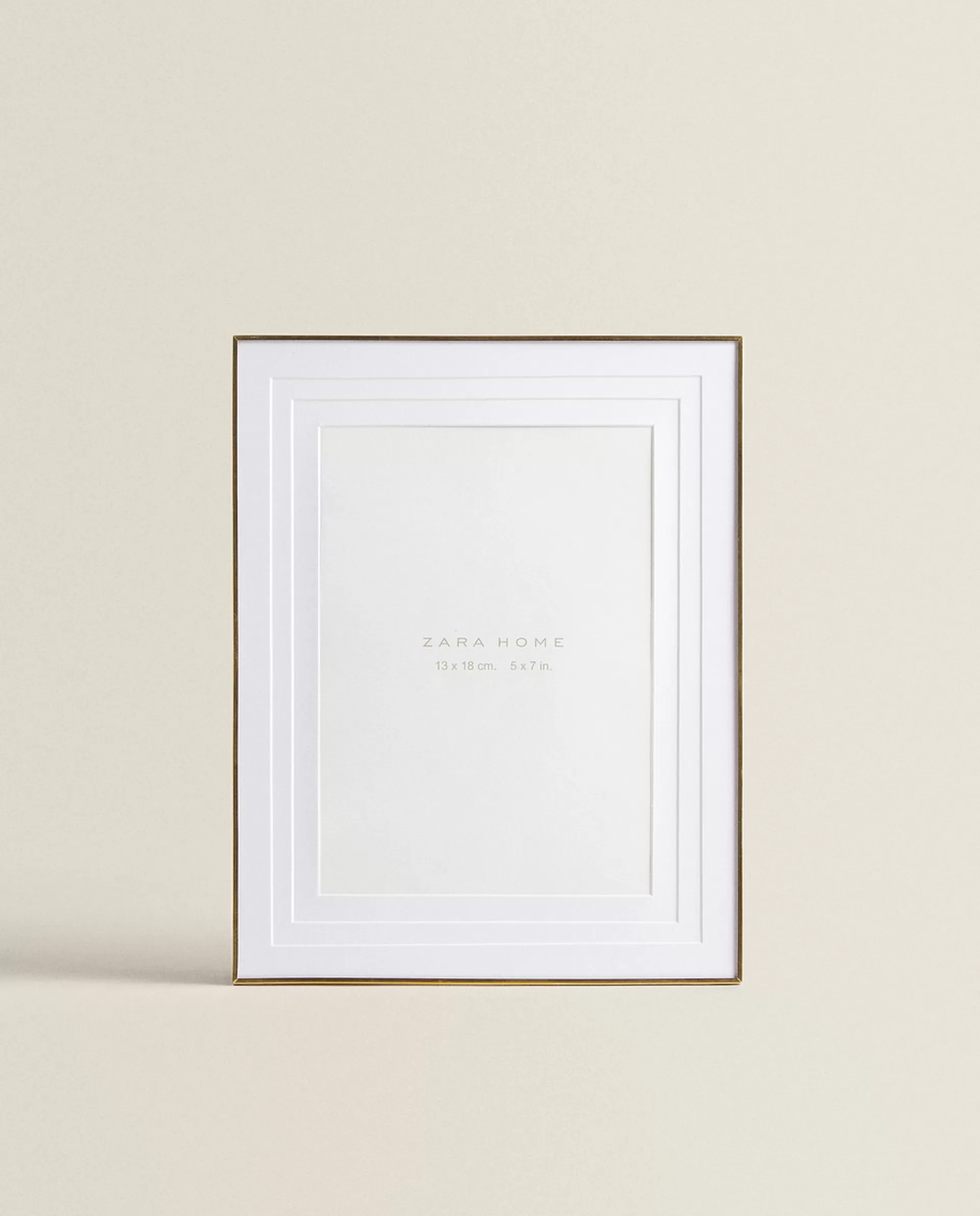 ZARA Home Thin Metal Frame Golden Online