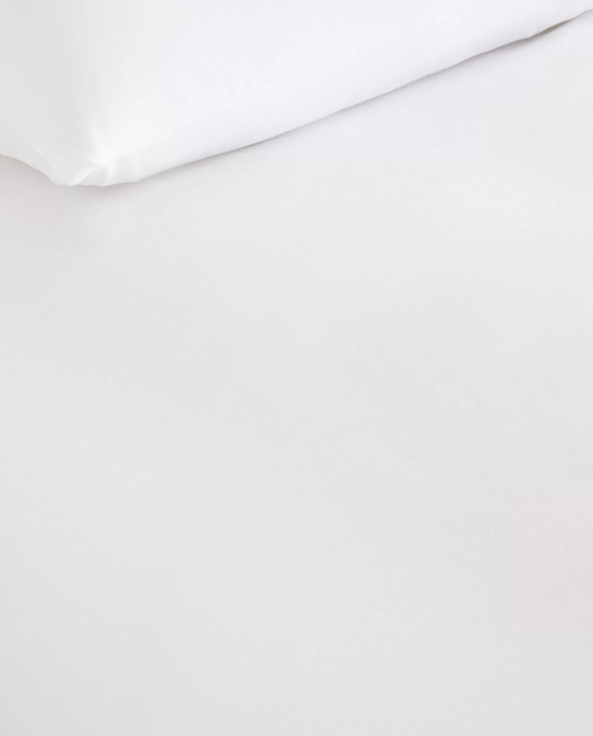 ZARA Home (180 Thread Count) Cotton Percale Duvet Cover White Hot